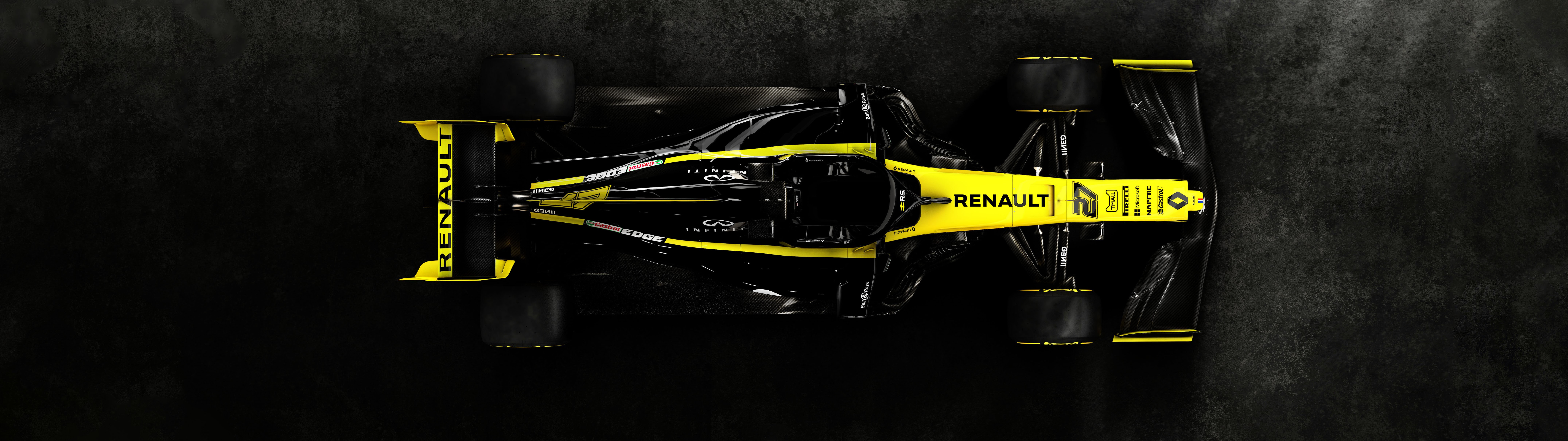 Renault Formula 1 Race Car HD Wallpaper