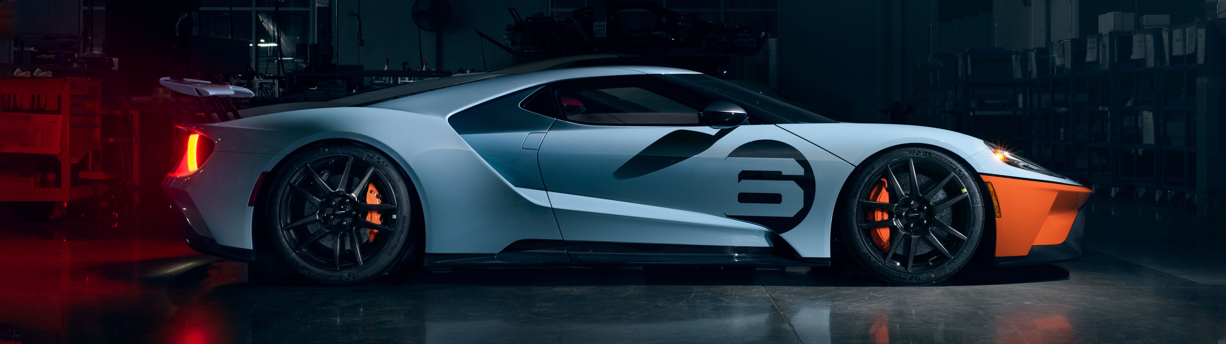 Ford GT Mk II with "6" livery HD Wallpaper