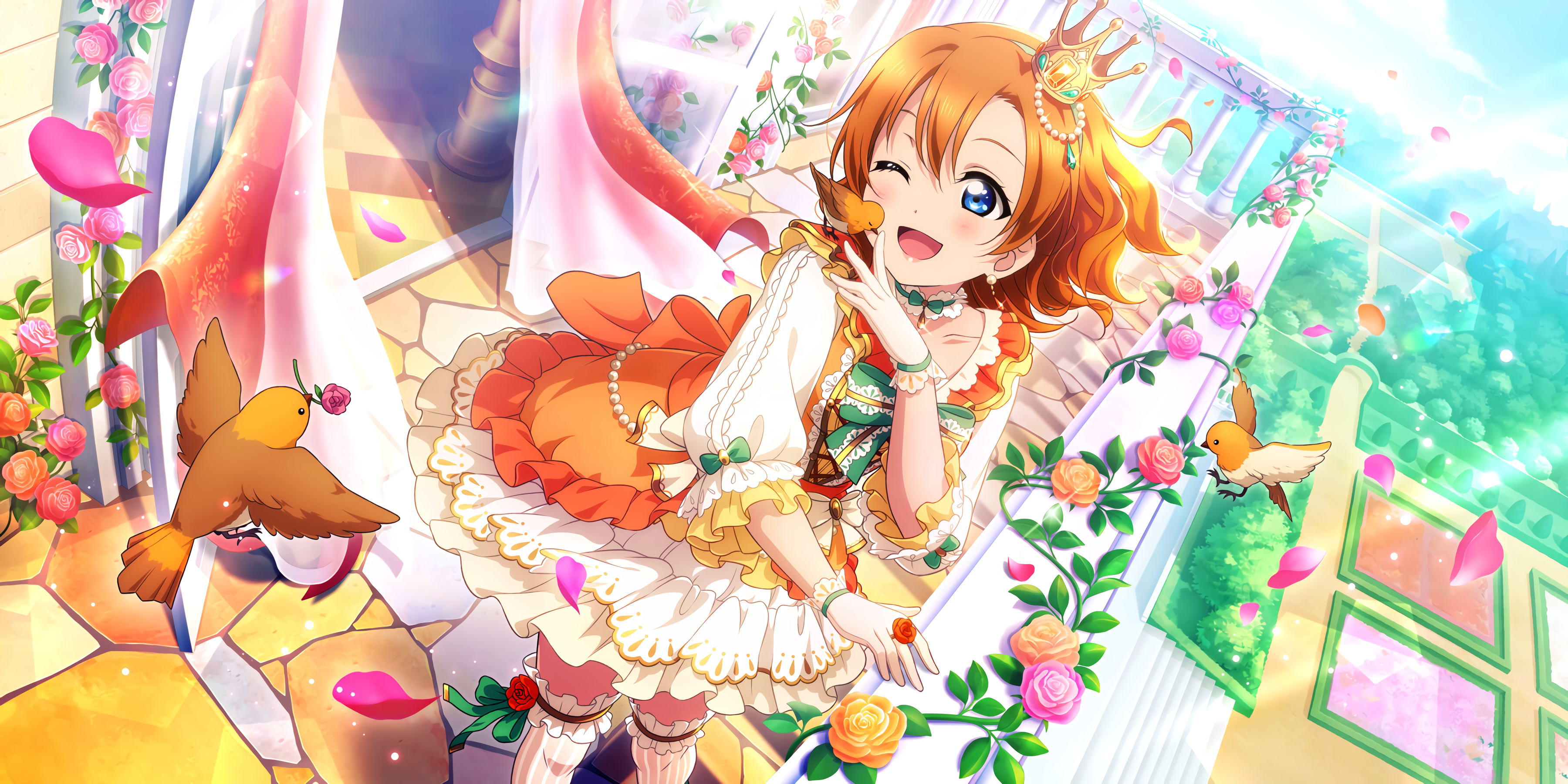 Kousaka Honoka from Love Live! Series HD Wallpaper