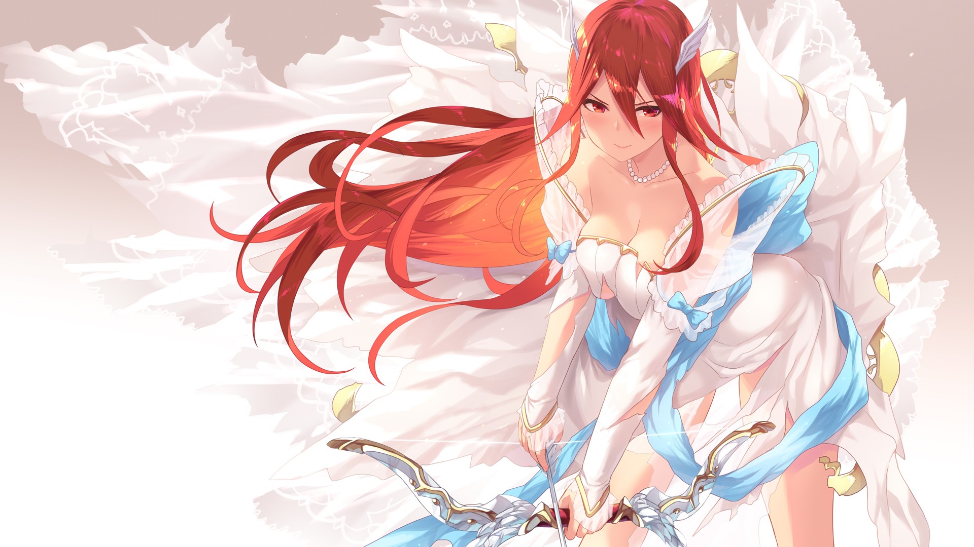 Cait Aron from Fire Emblem with a bow HD Wallpaper