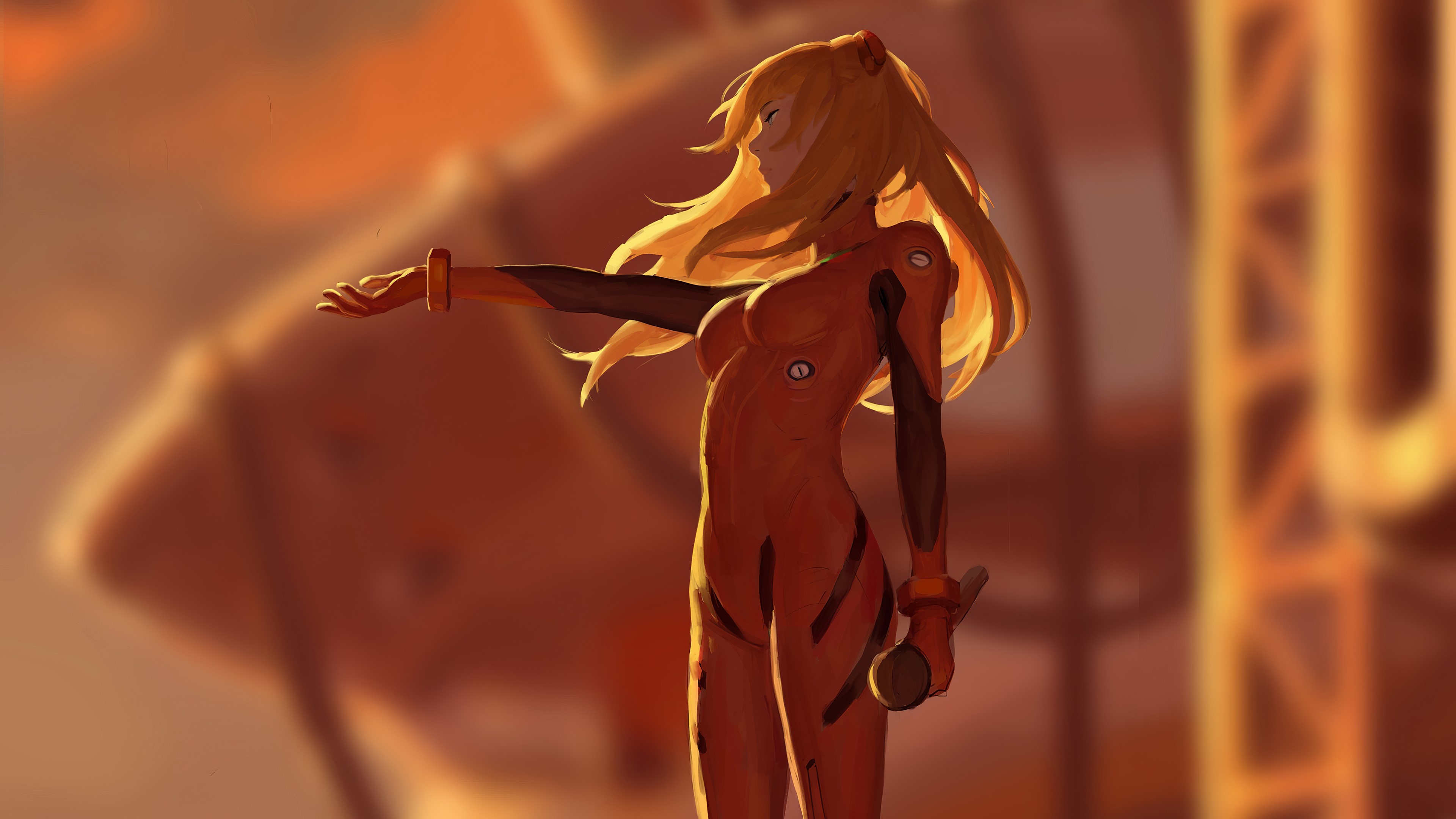 Asuka Langley Soryu from Neon Genesis Evangelion HD Wallpaper