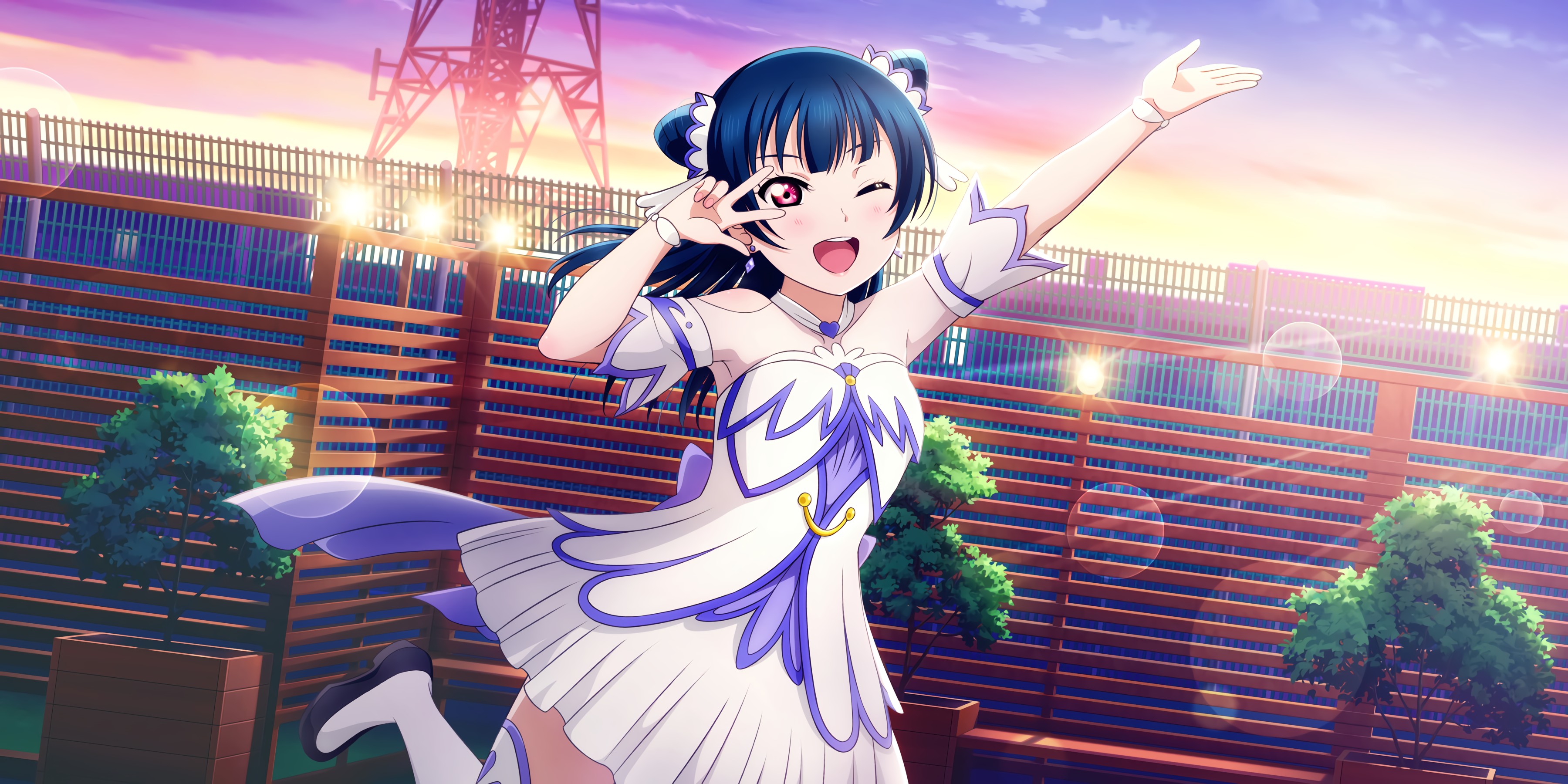 Tsushima Yoshiko from Love Live! Sunshine!! HD Wallpaper