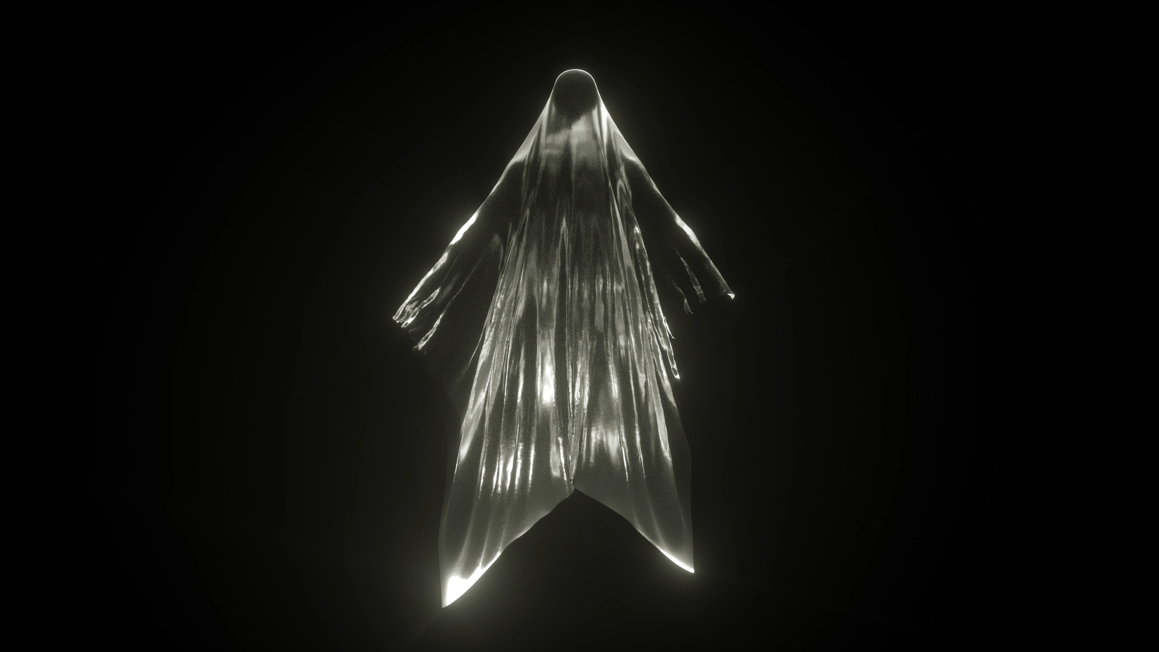 Ghostly figure in 4K HD Wallpaper