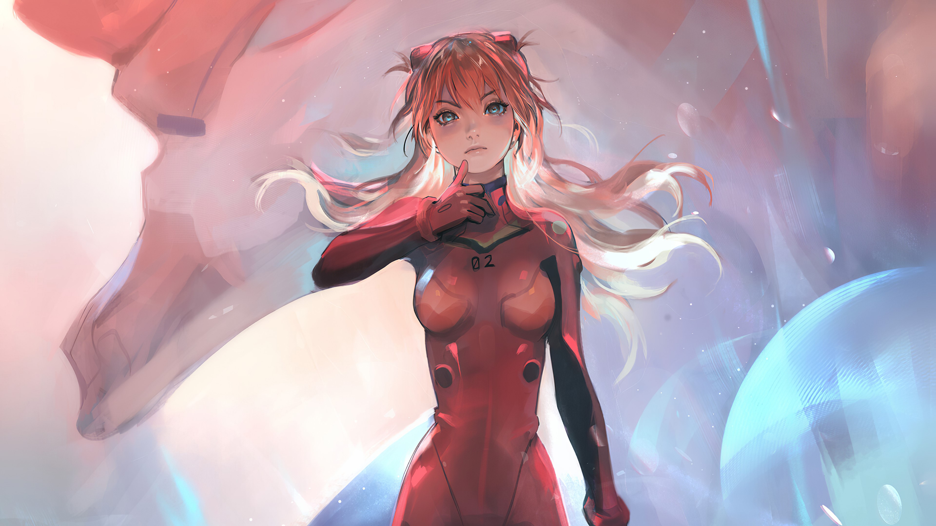 Asuka Langley Soryu from Neon Genesis Evangelion HD Wallpaper
