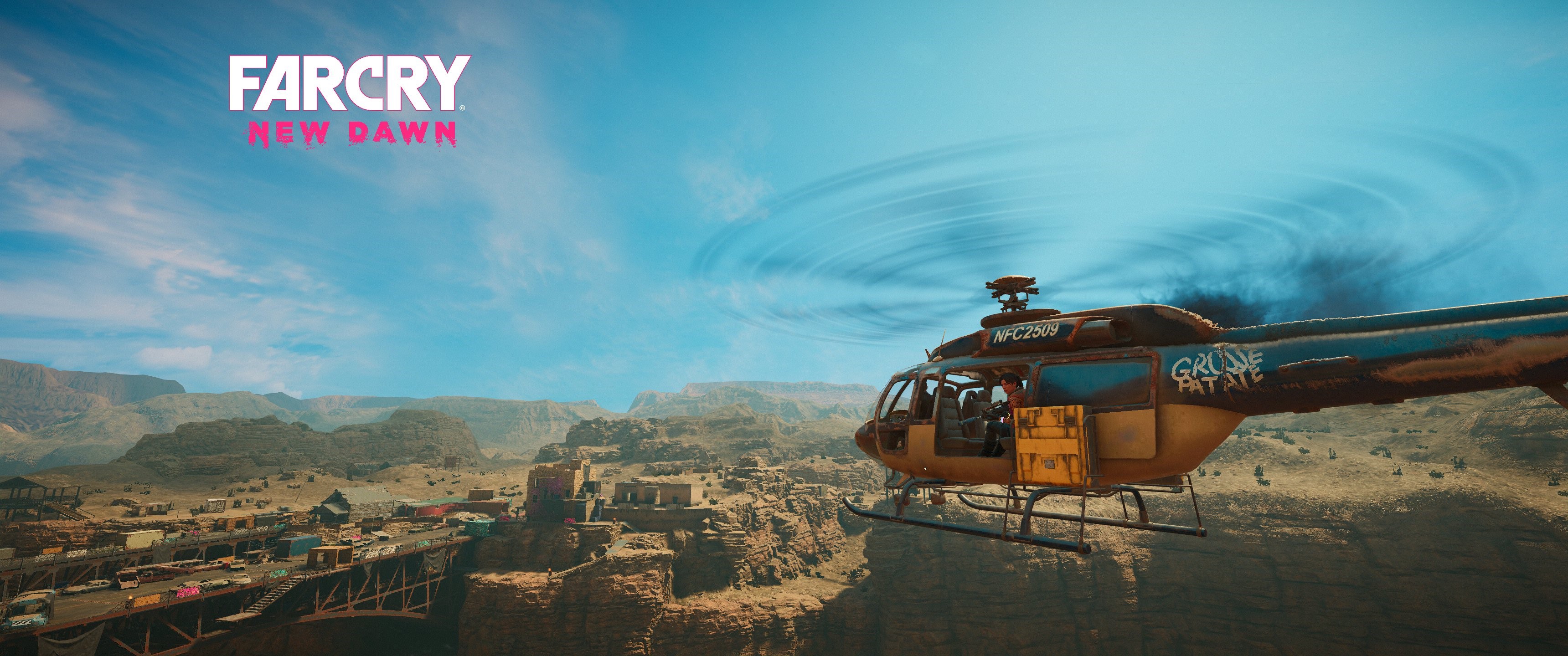 Helicopter in Far Cry New Dawn HD Wallpaper