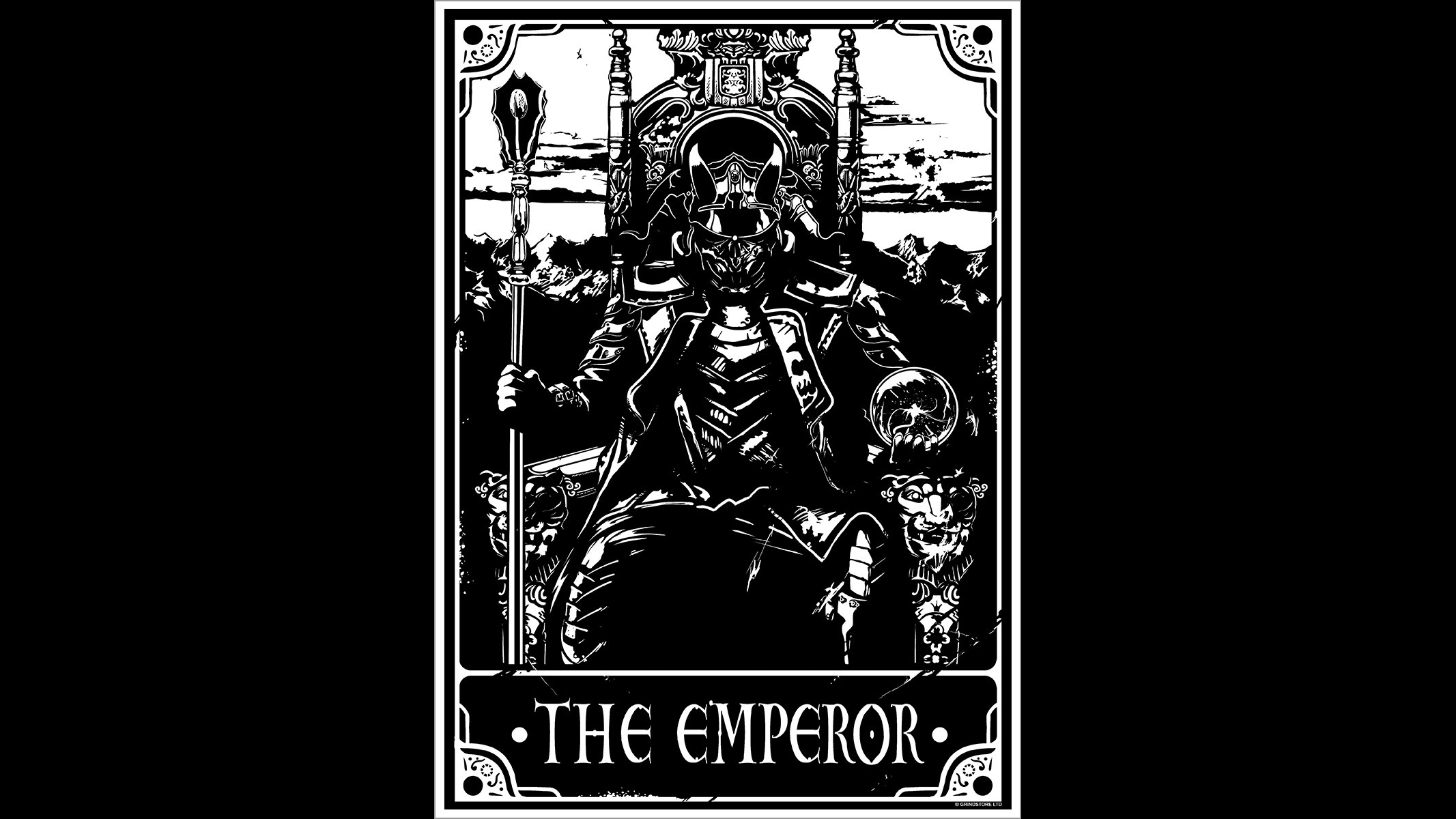 The Emperor Tarot Card HD Wallpaper