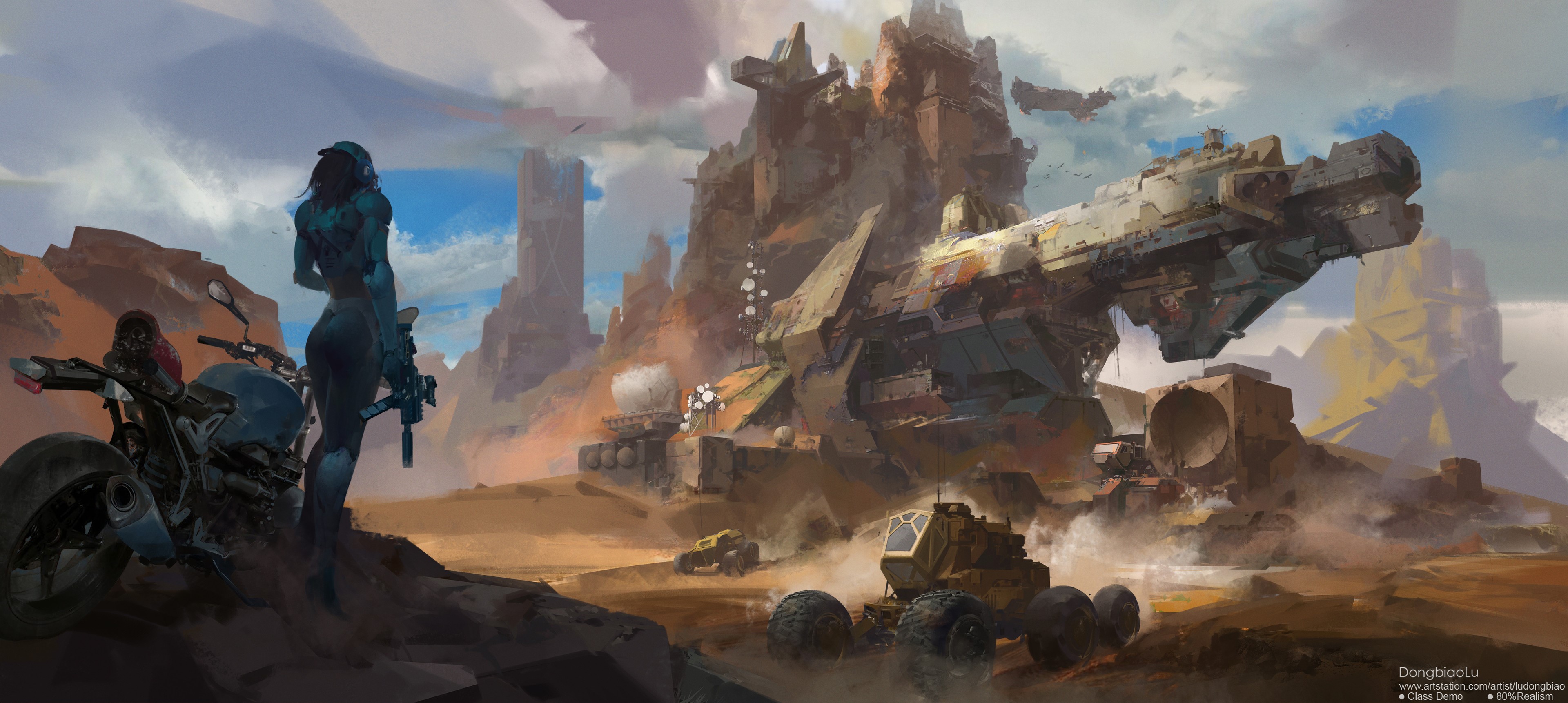 4K Science Fiction Artwork HD Wallpaper