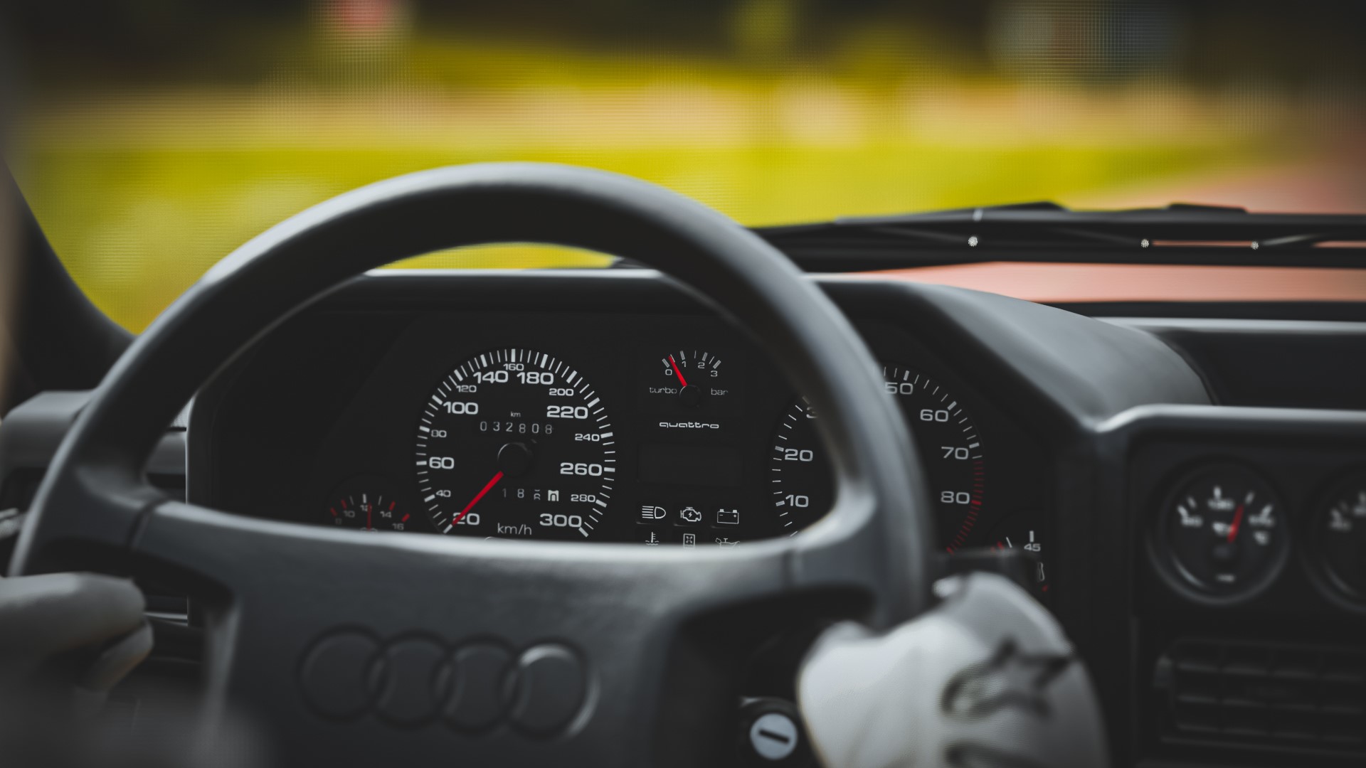 Audi Sport Quattro S1 dashboard HD Wallpaper