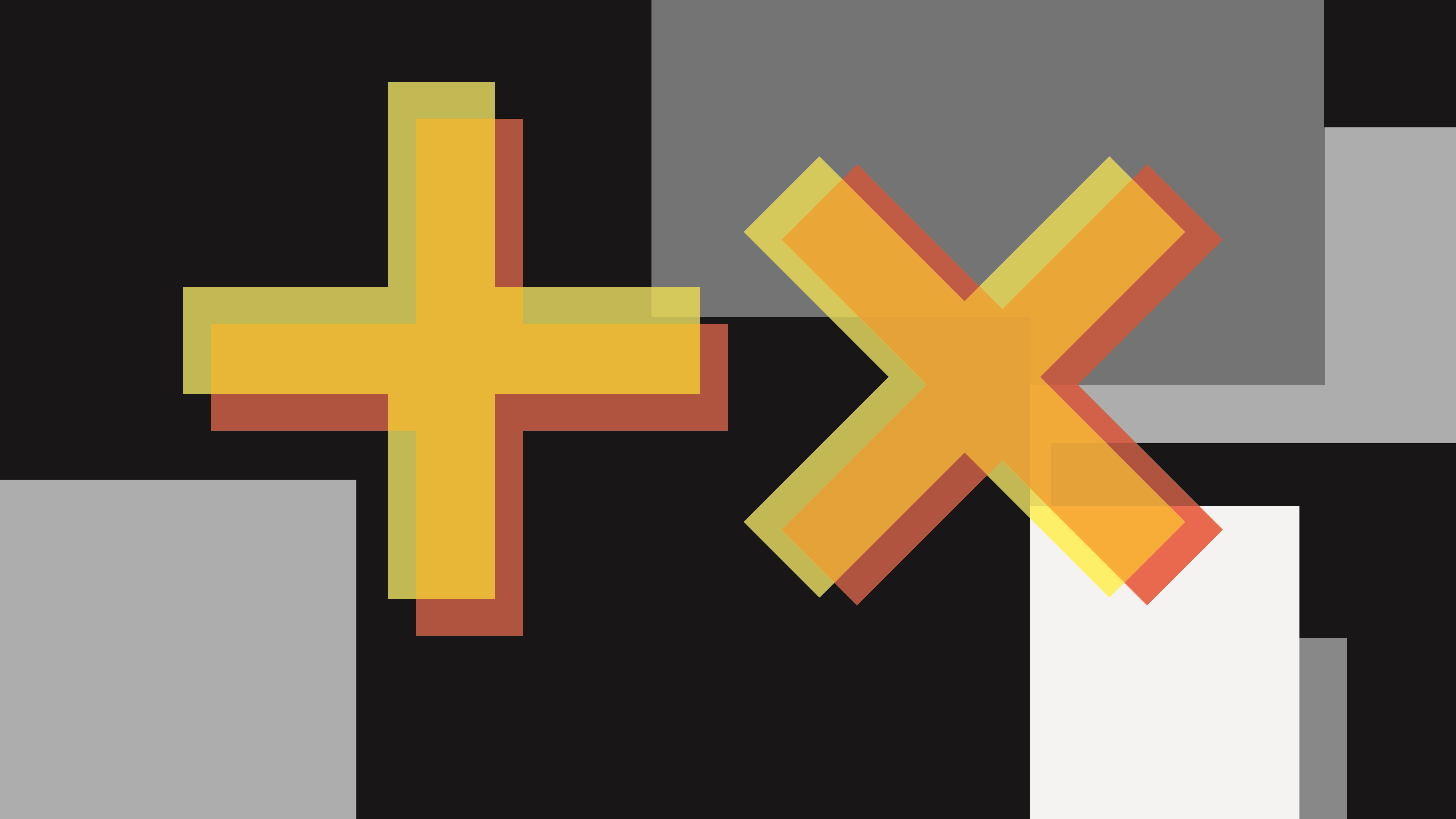 Abstract Plus and Multiply Symbols HD Wallpaper