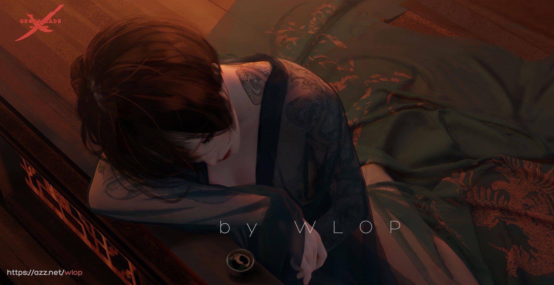 Ghost Blade by WLOP HD Wallpaper