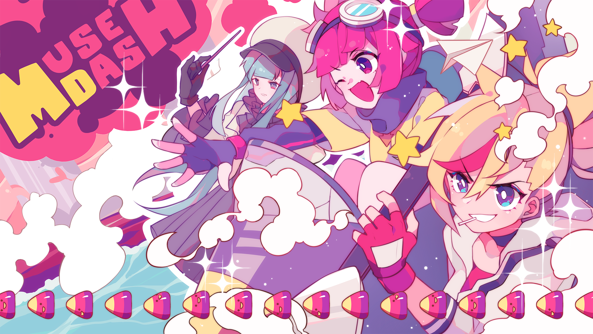 Muse Dash Anime Girls HD Wallpaper