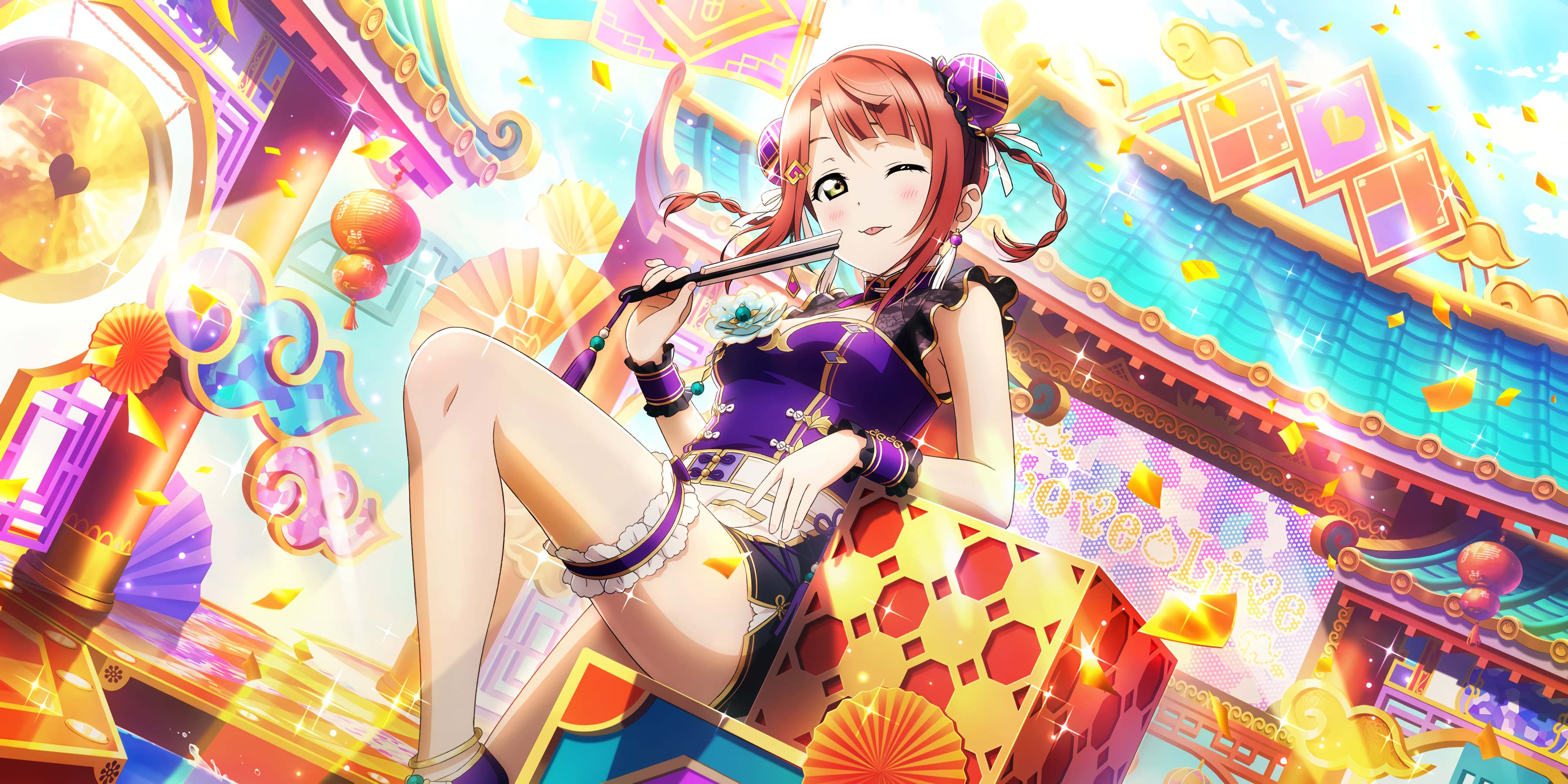 Uehara Ayumu from Love Live! Sunshine!! HD Wallpaper