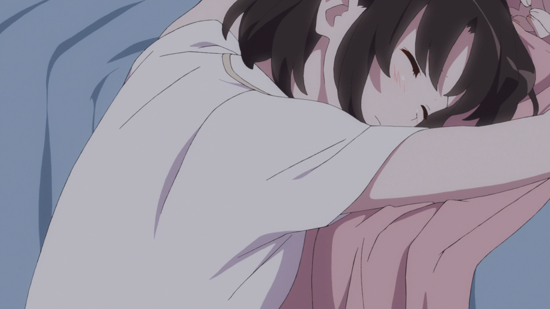 Katou Megumi from Saenai Heroine no Sodatekata sleeping HD Wallpaper