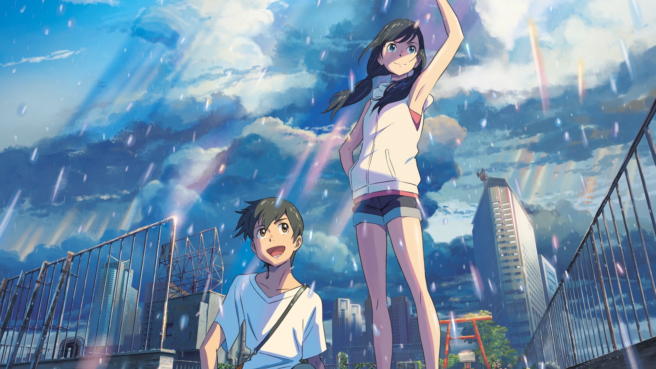 Hina Amano and Hodaka Morishima from Tenki no Ko HD Wallpaper