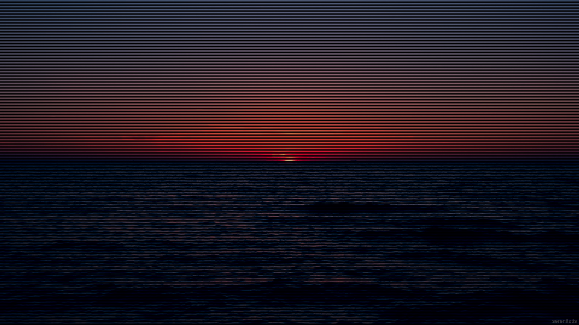 Sunset over the Baltic Sea HD Wallpaper