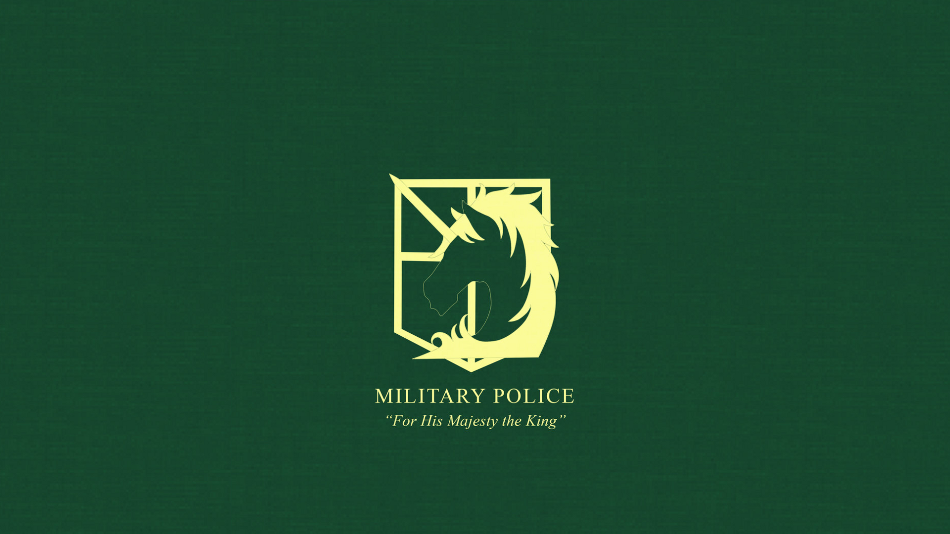 Military Police emblem from Attack on Titan HD Wallpaper
