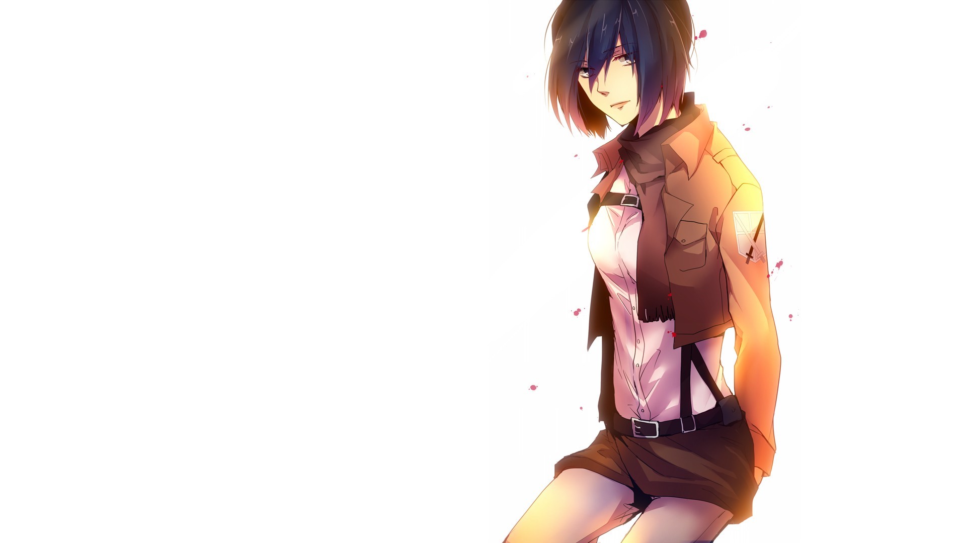 Mikasa Ackerman from Shingeki no Kyojin HD Wallpaper