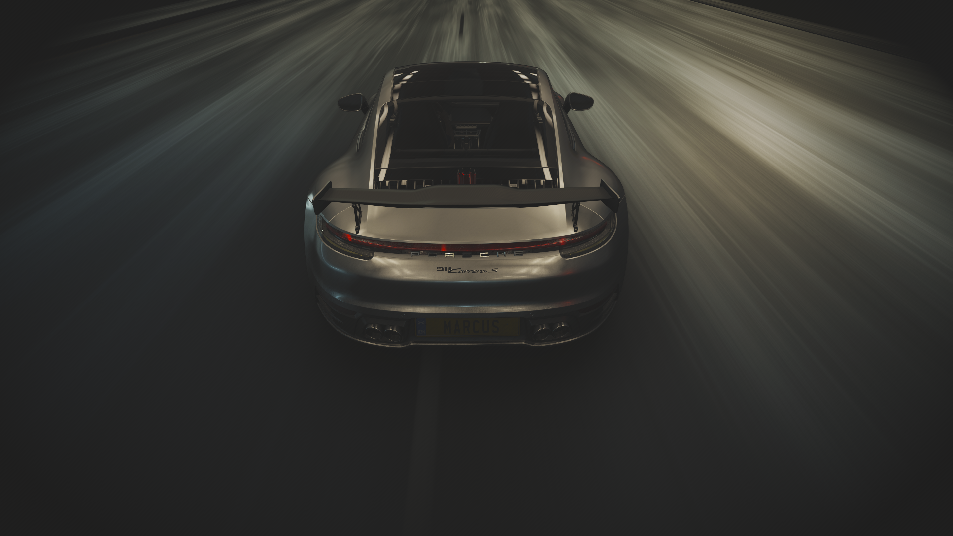 4K Forza Horizon 4 Porsche 911 Carrera S Rear View HD Wallpaper