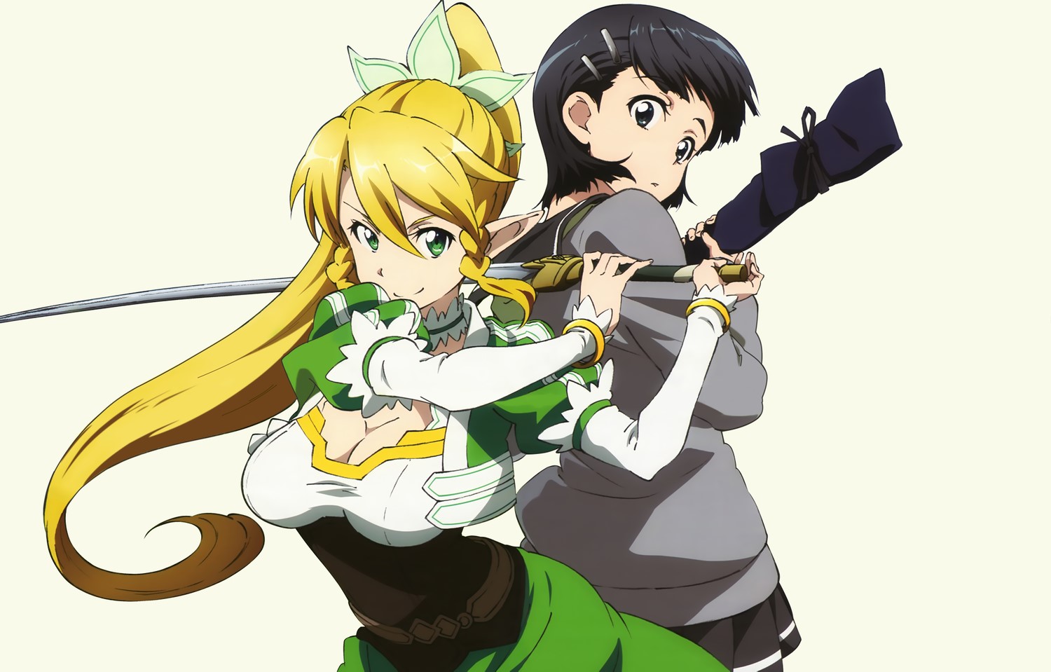 Leafa and Sinon from Sword Art Online HD Wallpaper