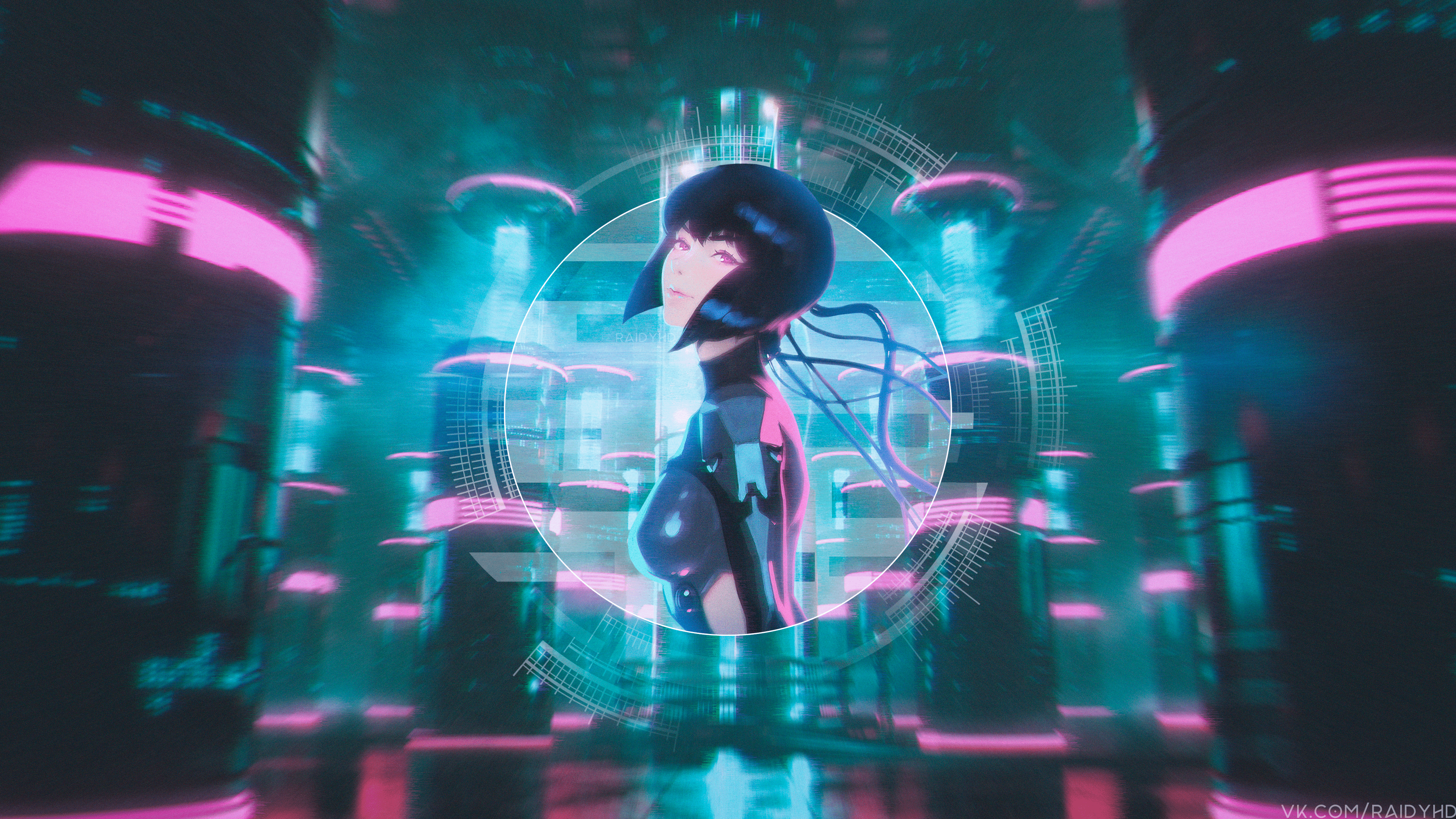 4K Kusanagi Motoko from Ghost in the Shell HD Wallpaper