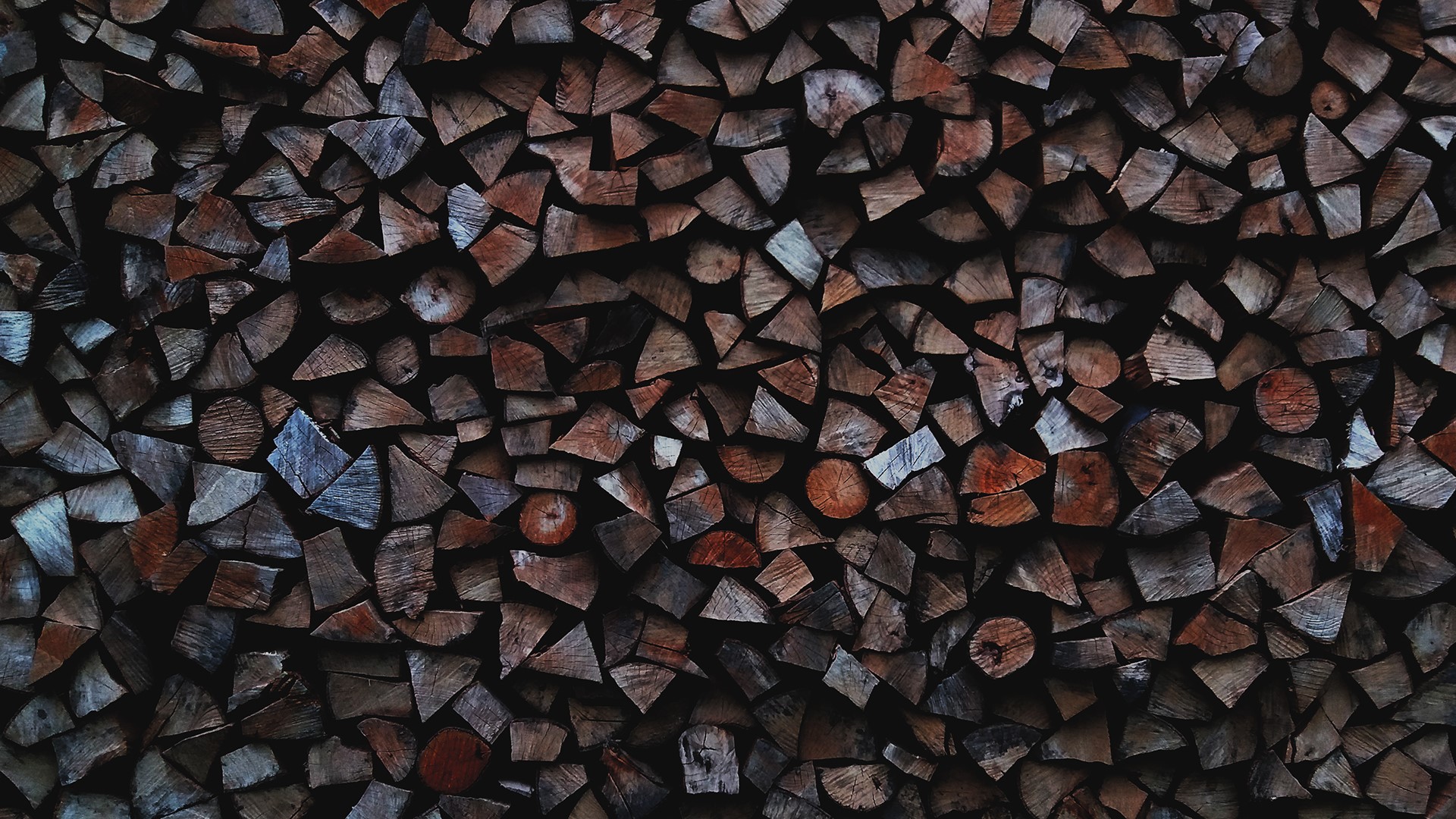 Pile of chopped firewood texture HD Wallpaper