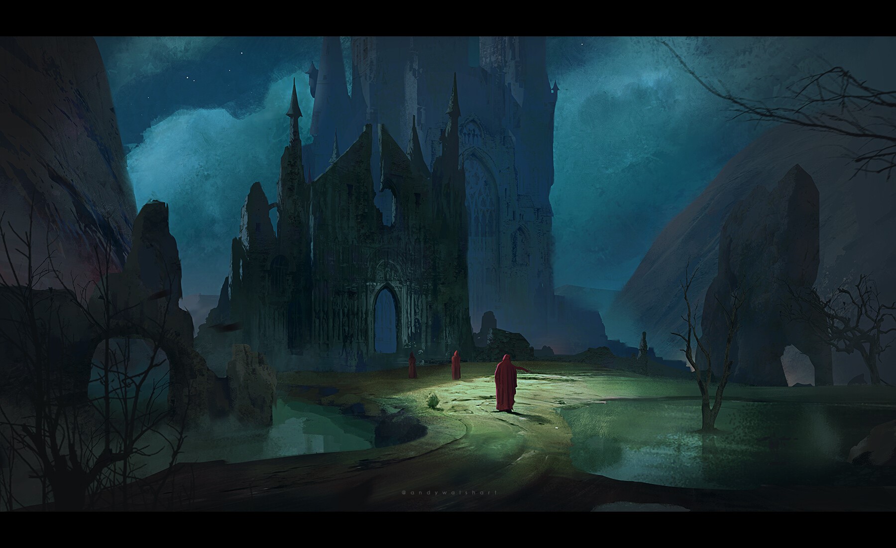 Fantasy art by Andy Walsh HD Wallpaper