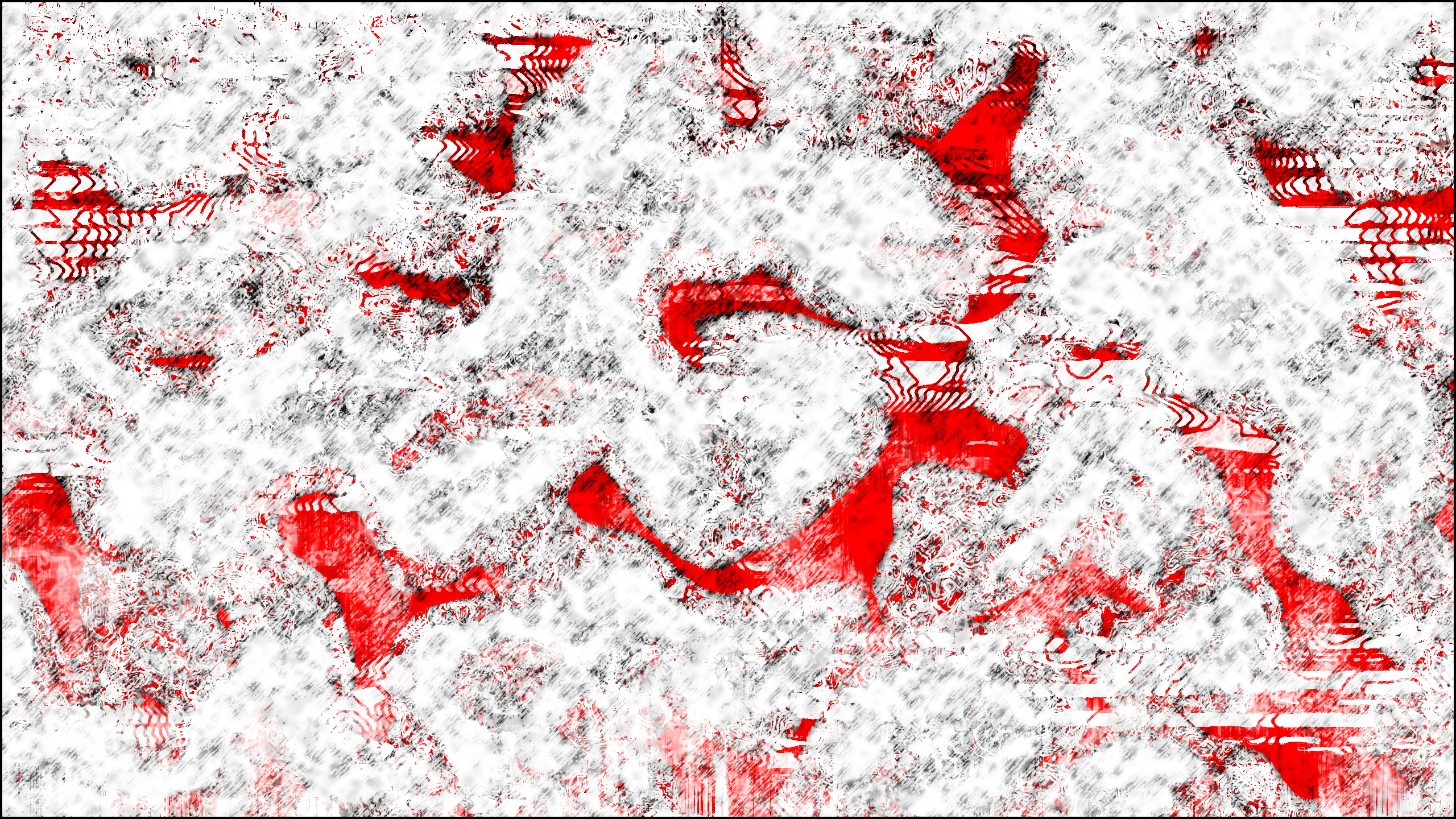 Abstract psychedelic red and white pattern HD Wallpaper