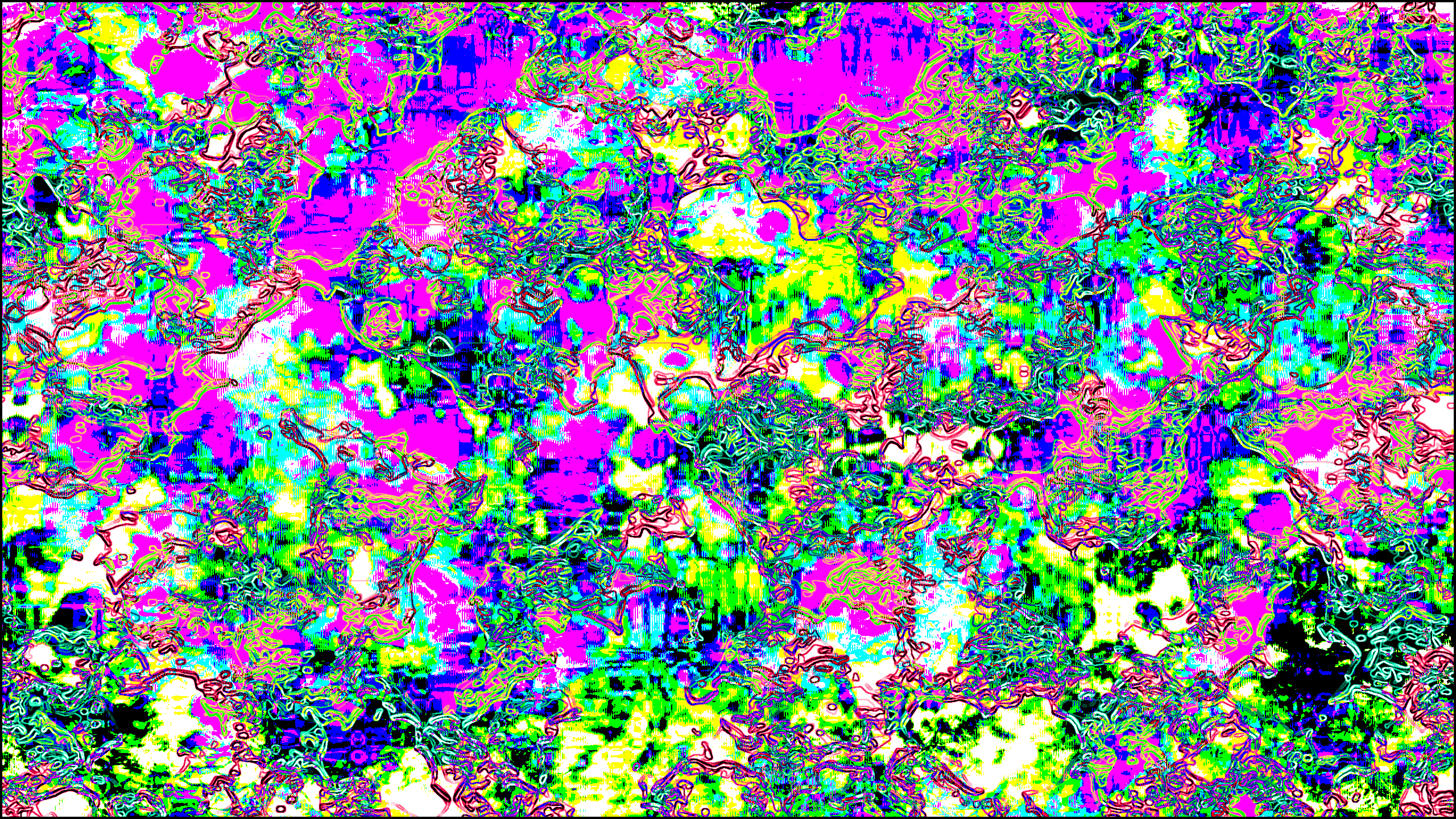 Abstract psychedelic lightning pattern HD Wallpaper