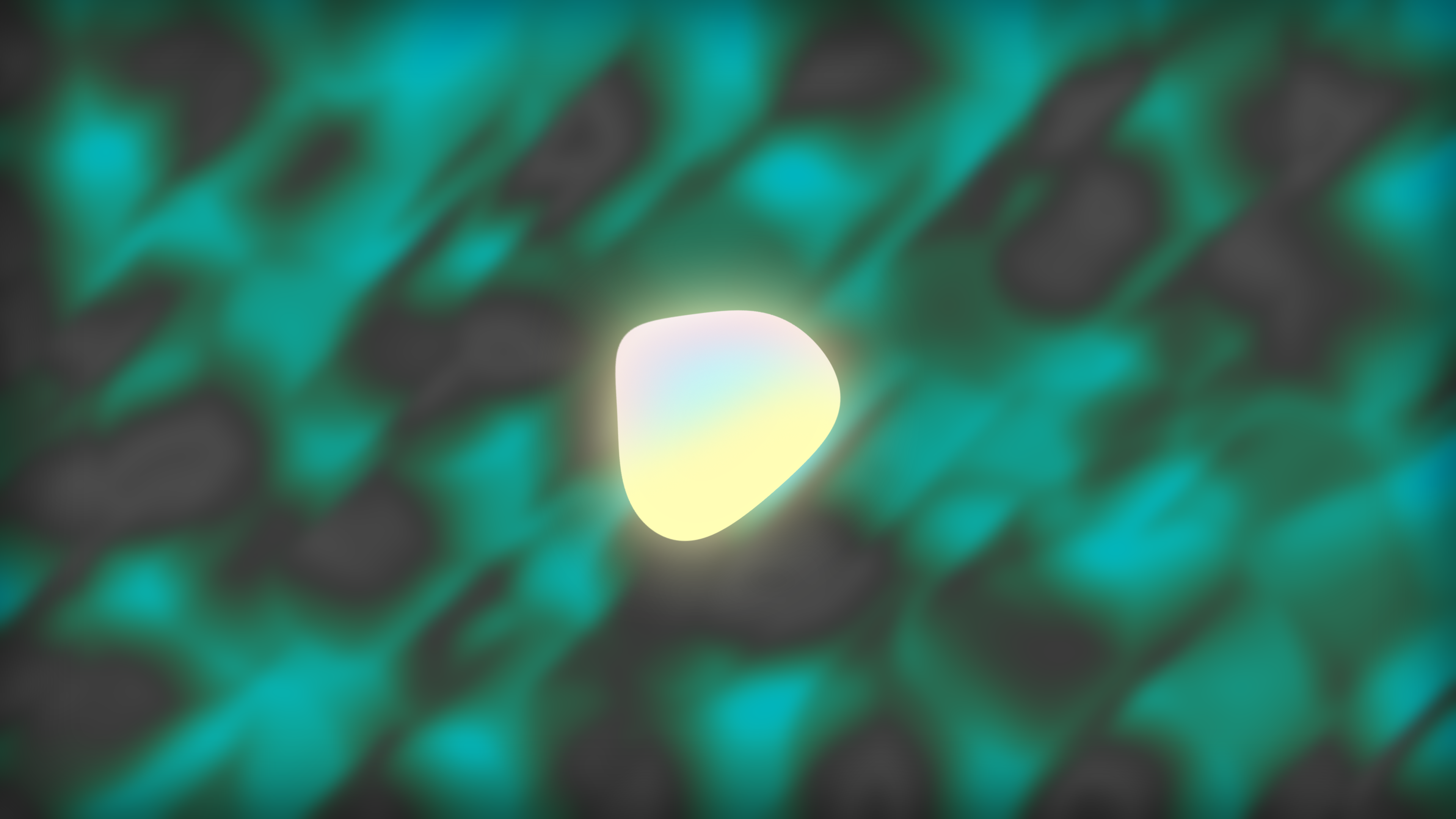 Abstract digital art with glowing object HD Wallpaper