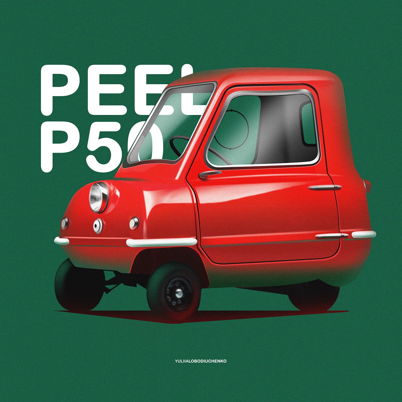 Peel P50 illustration by Yuliia Lobodiuchenko HD Wallpaper