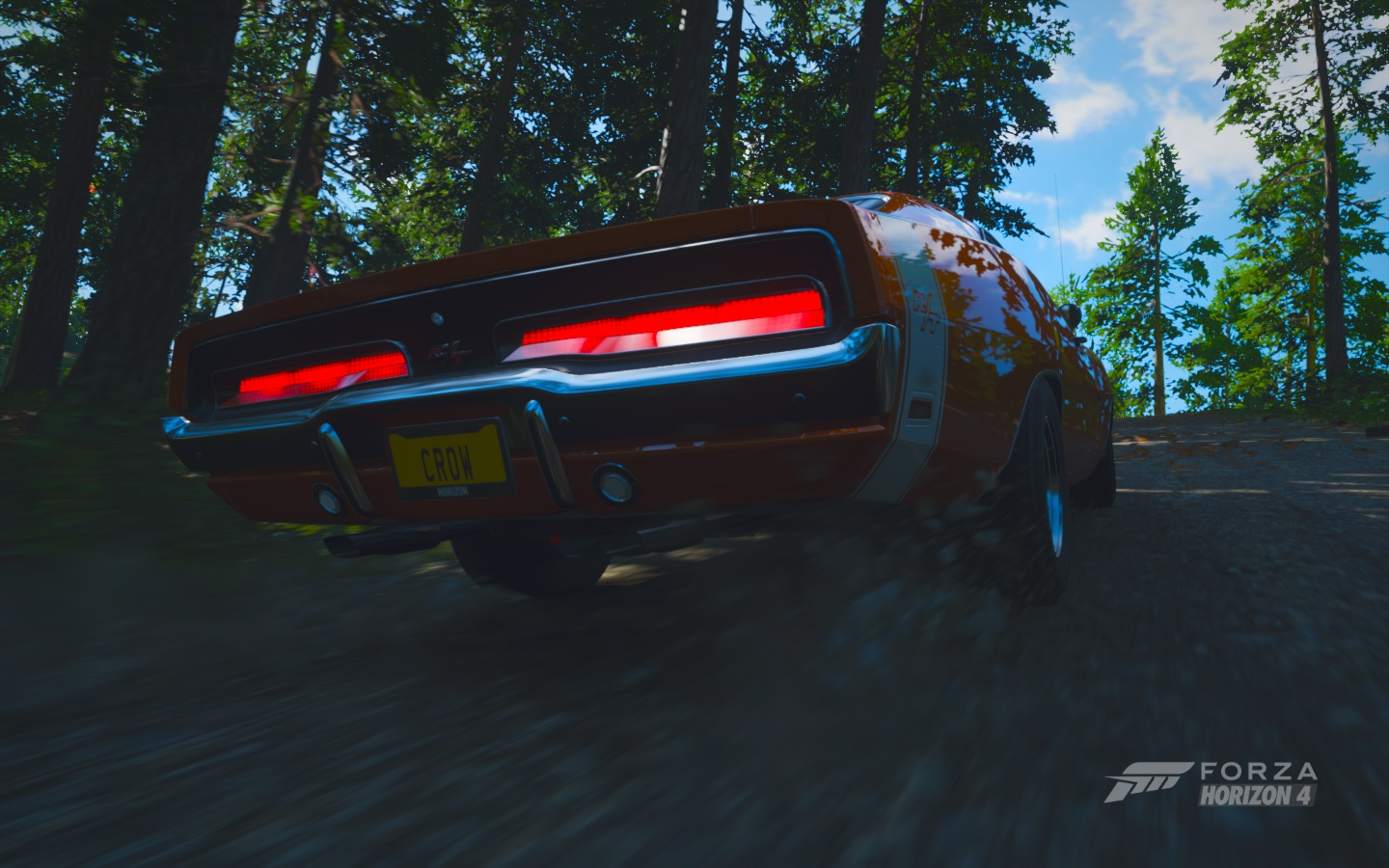 Forza Horizon 4: Dodge Charger R/T on a dirt road HD Wallpaper