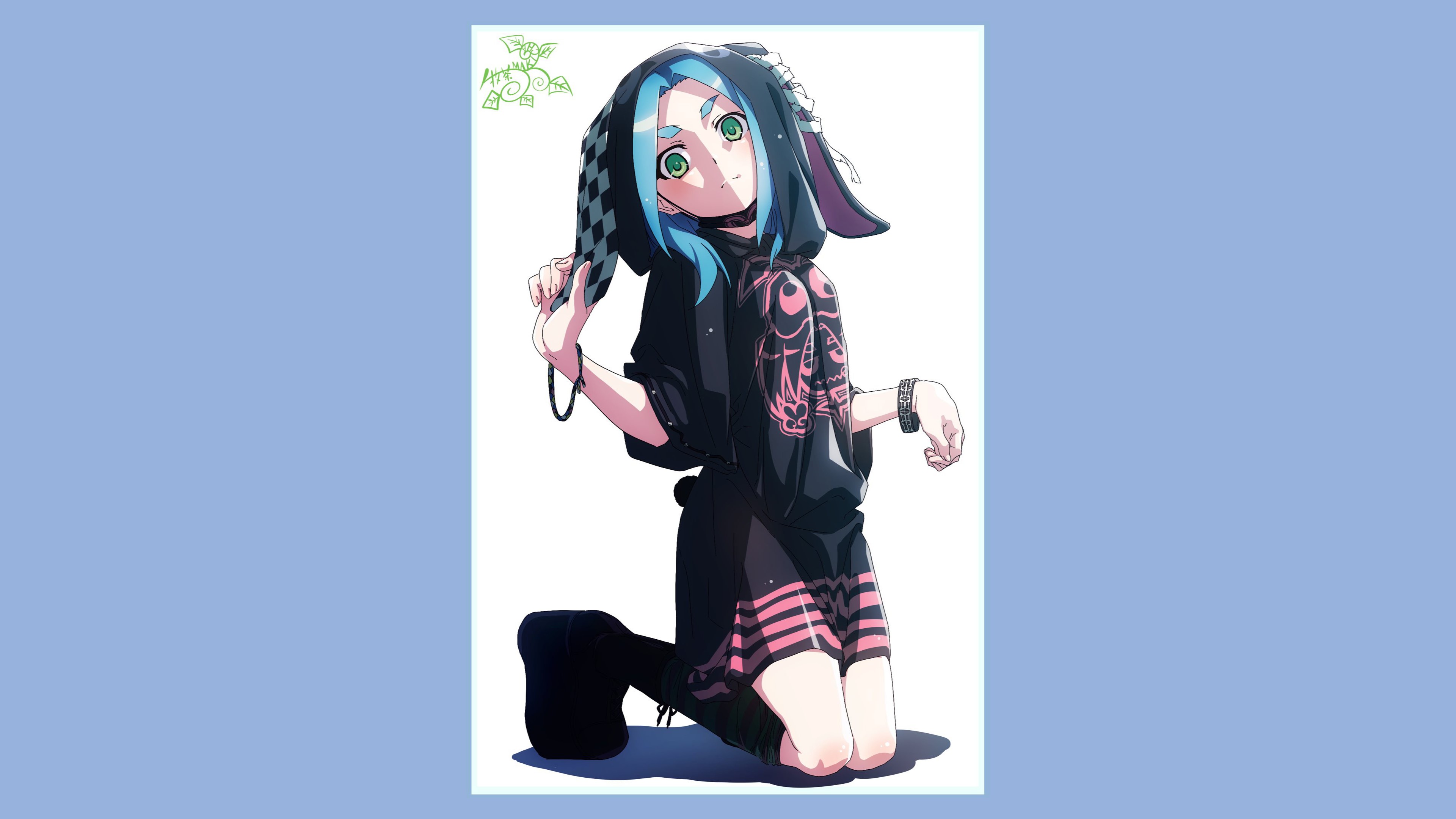 Ononoki Yotsugi from Monogatari Series HD Wallpaper