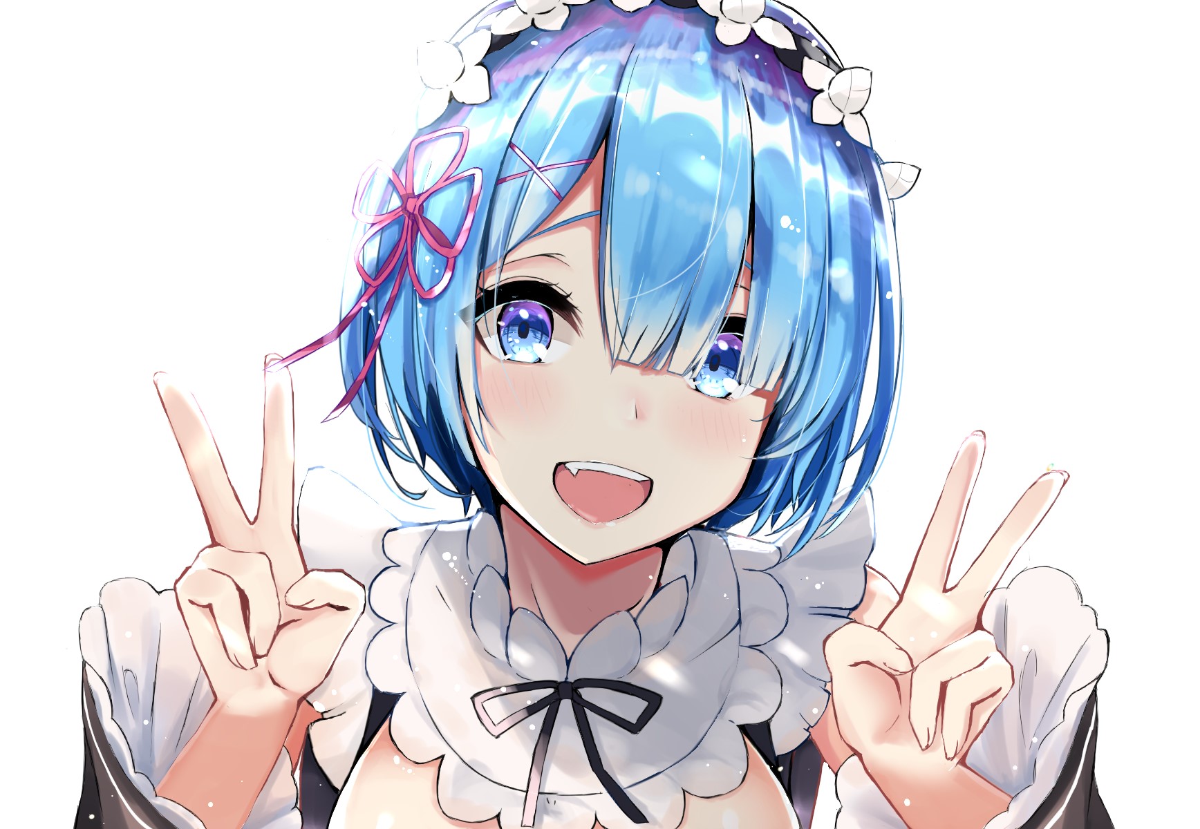 Rem from Re:Zero HD Wallpaper