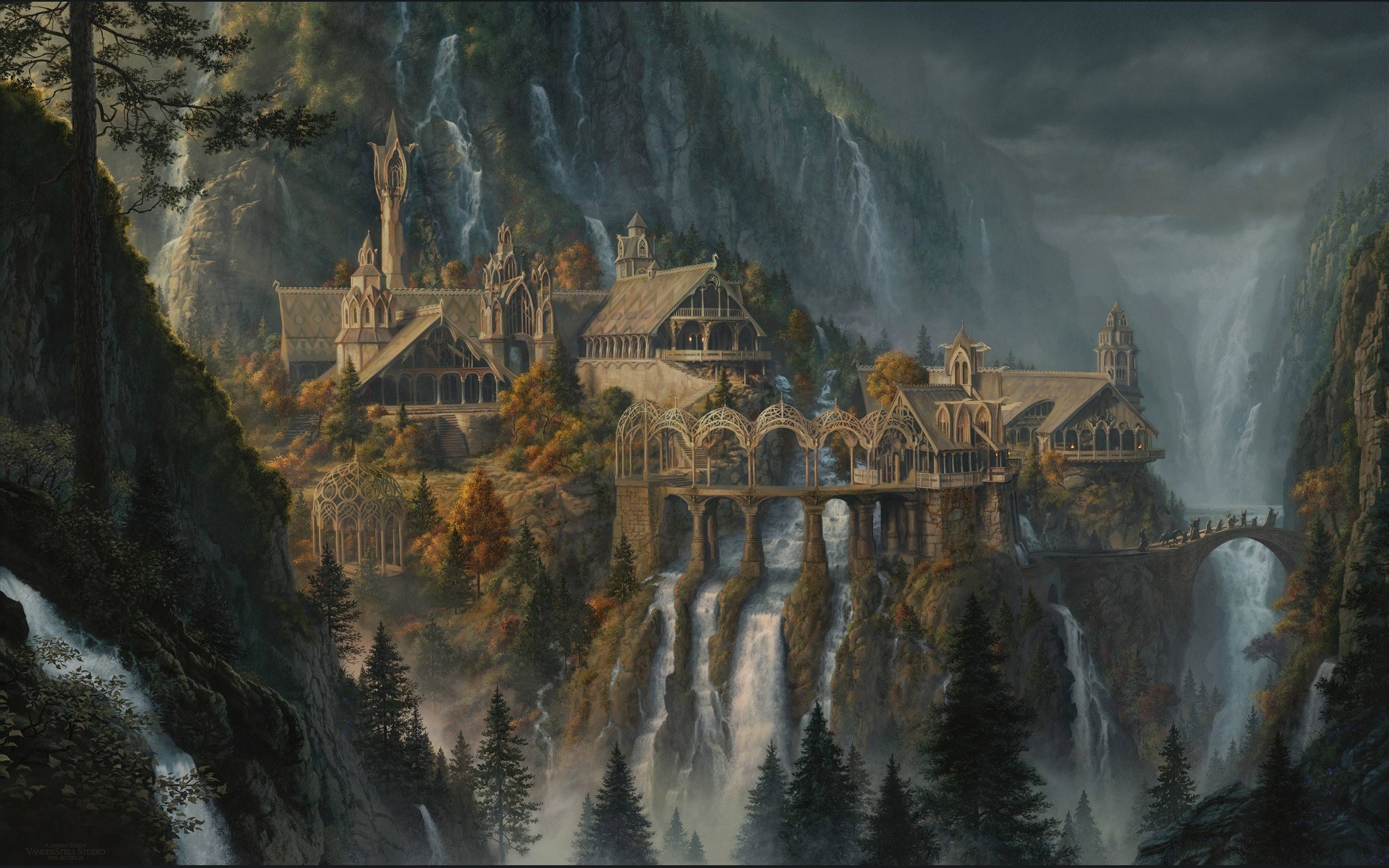 4K Rivendell from The Lord of the Rings HD Wallpaper