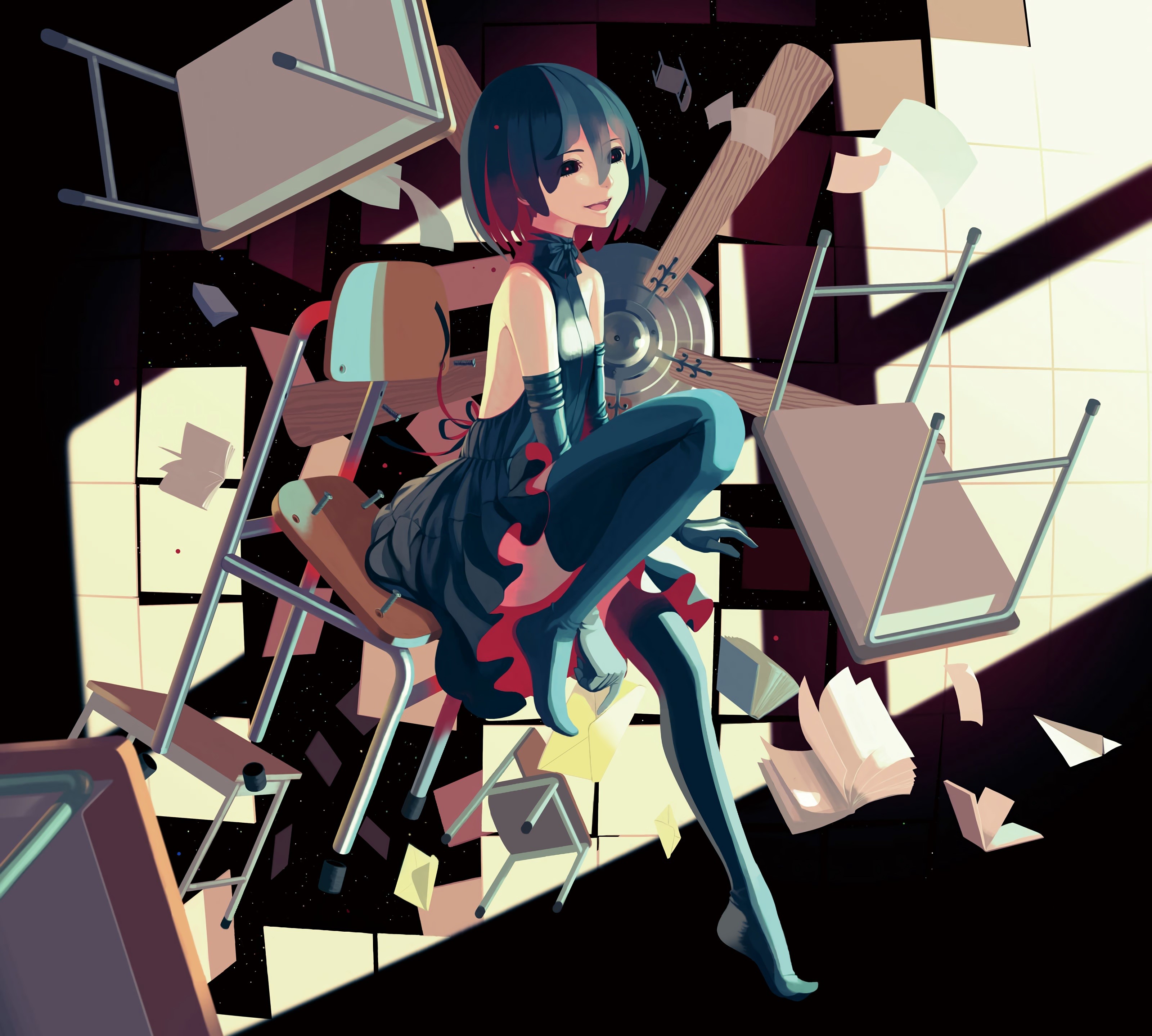 Oshino Ougi from Monogatari Series HD Wallpaper