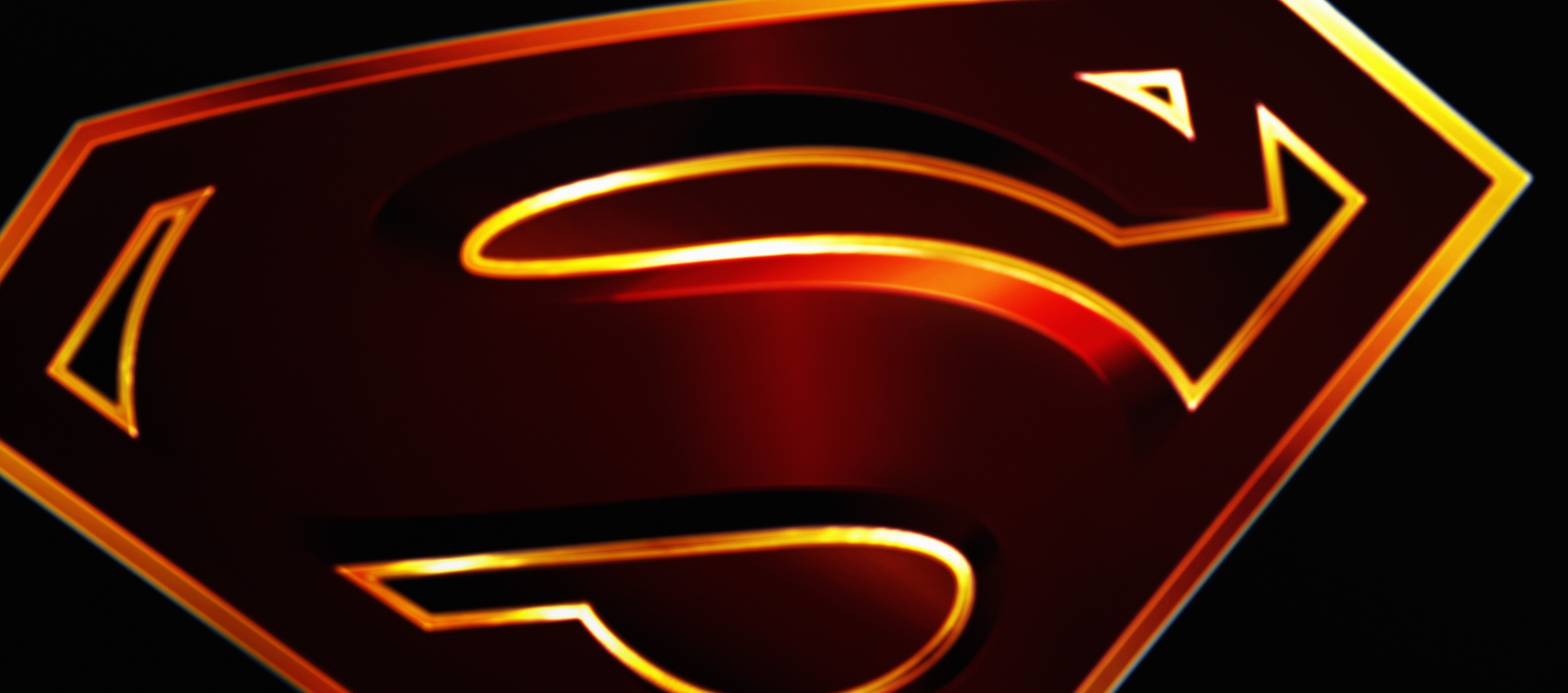Superman logo 4K HD Wallpaper