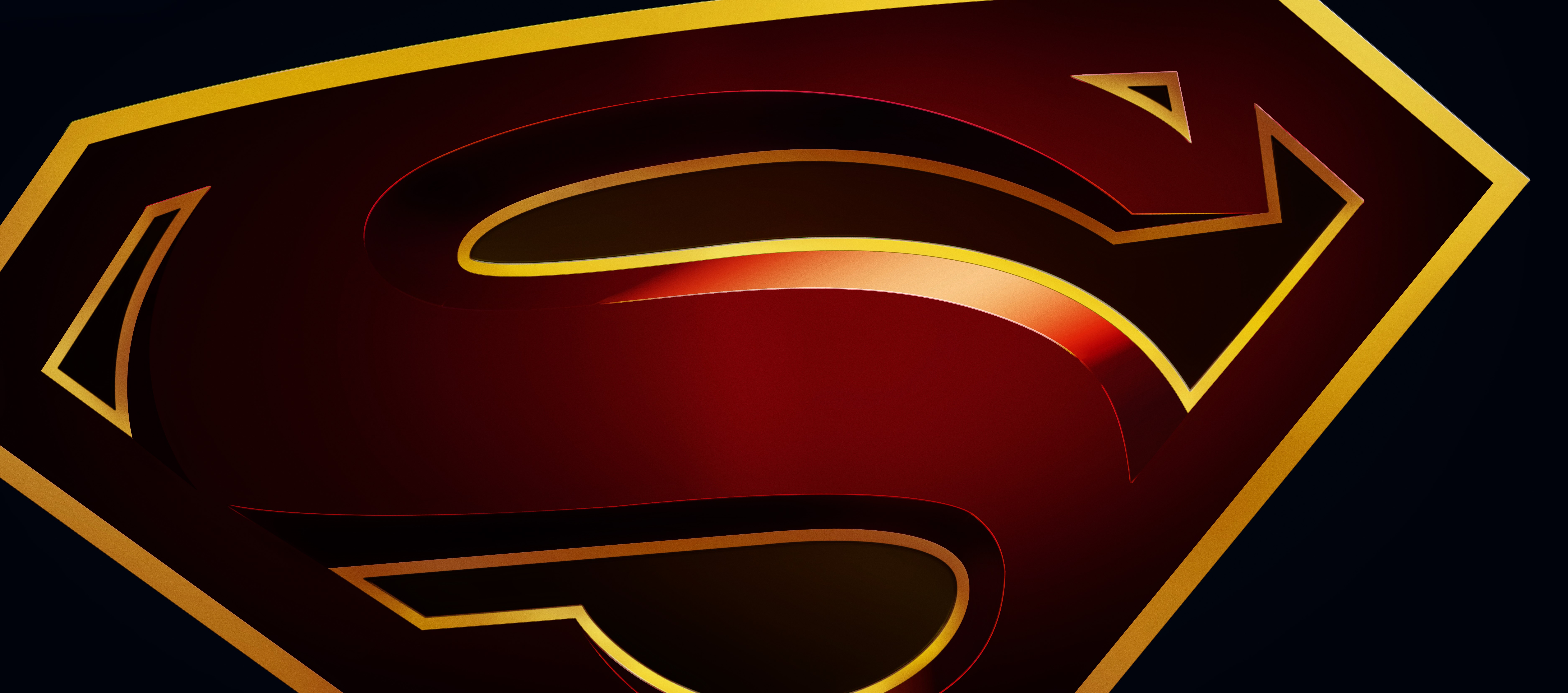 Superman logo 4K HD Wallpaper