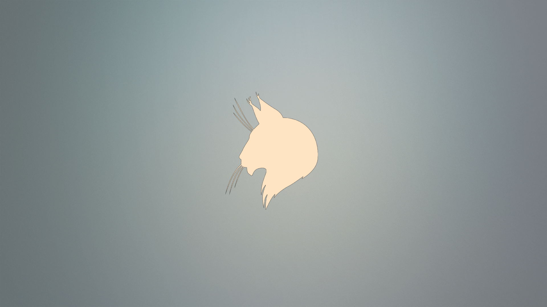 Lynx head logotype HD Wallpaper
