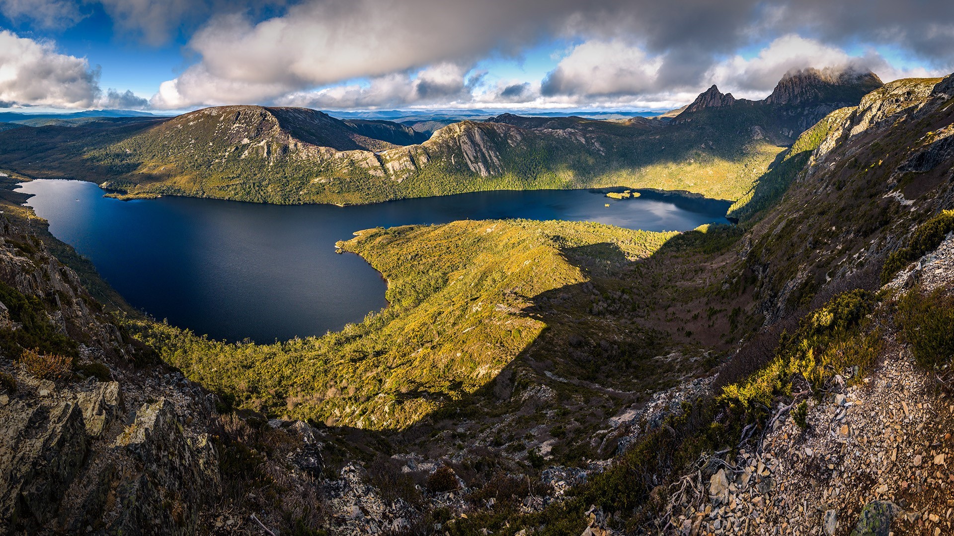 Cradle Mountain Lake St Clair National Park, Tasmania, Australia HD Wallpaper