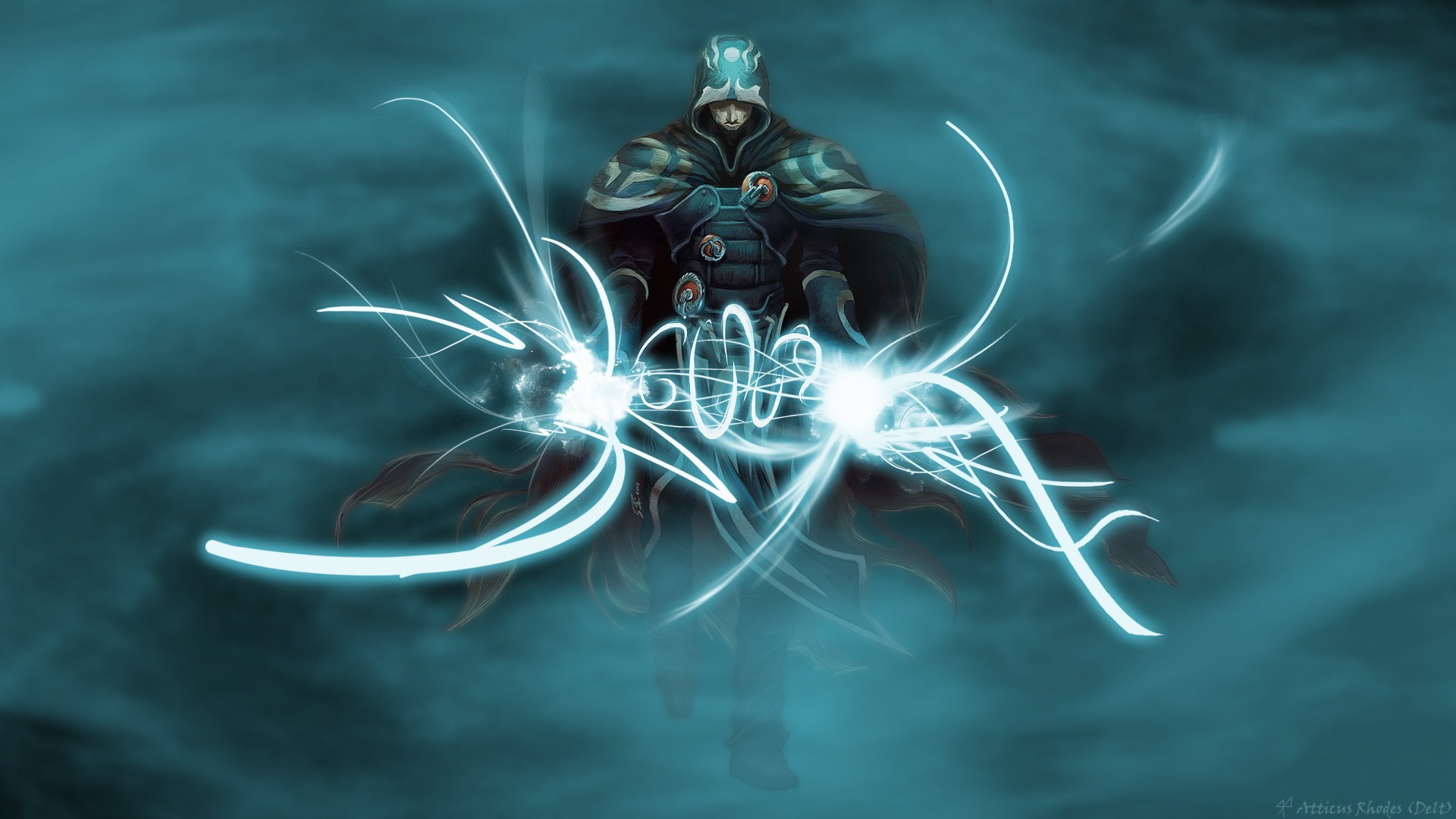 Jace Beleren casting spells from Magic: The Gathering HD Wallpaper