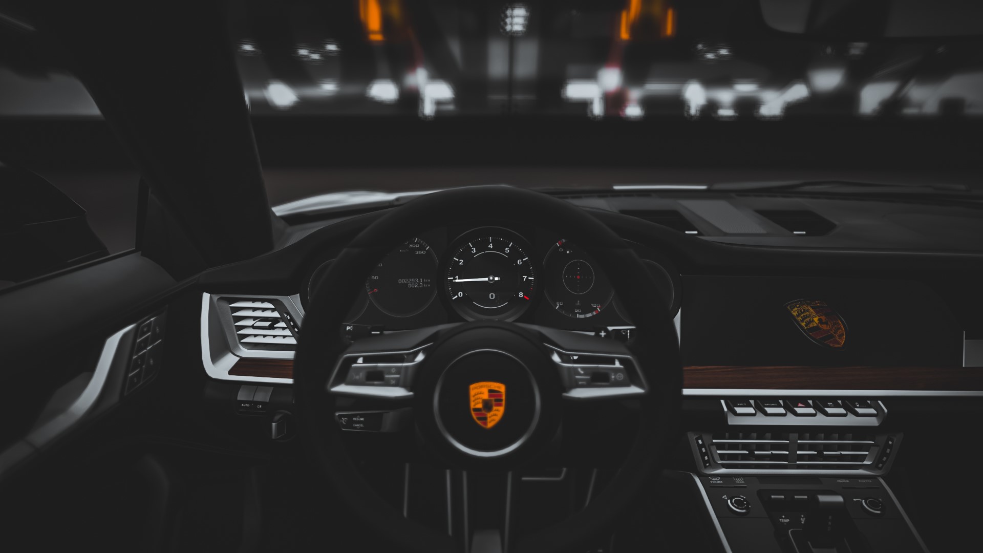 Porsche 911 interior from Forza Horizon 4 HD Wallpaper