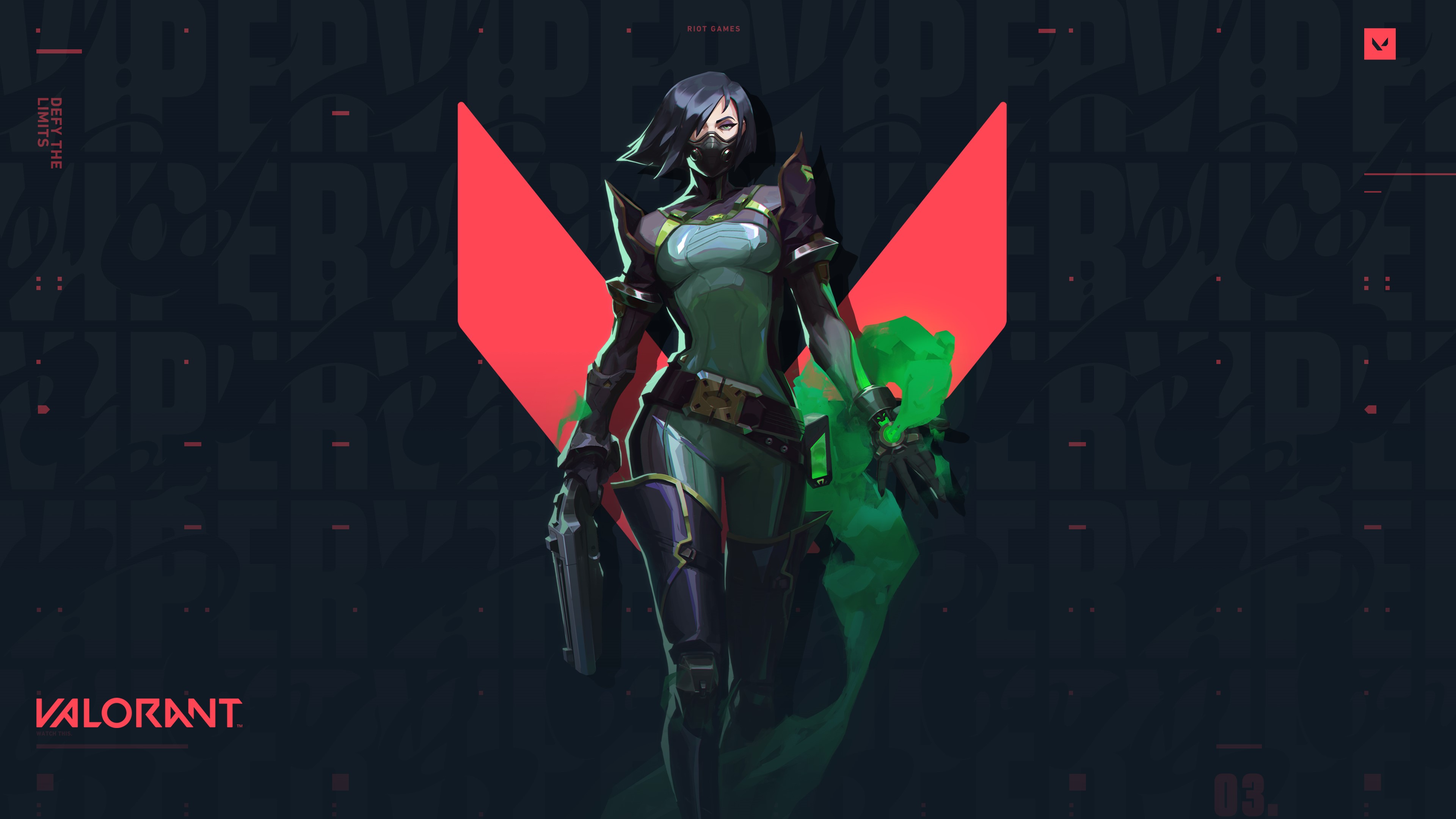 Viper from Valorant 4K HD Wallpaper