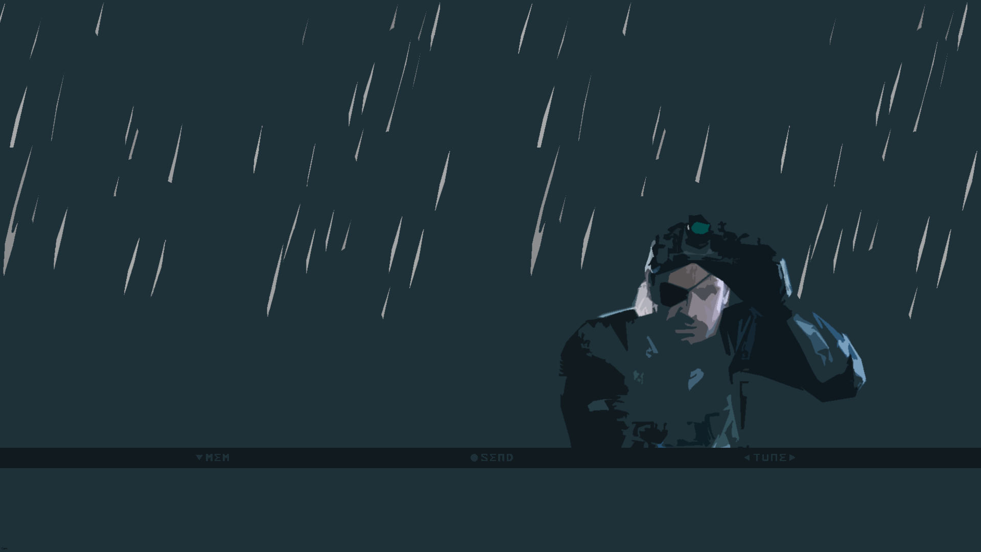 Snake from Metal Gear Solid V: Ground Zeroes in the rain HD Wallpaper