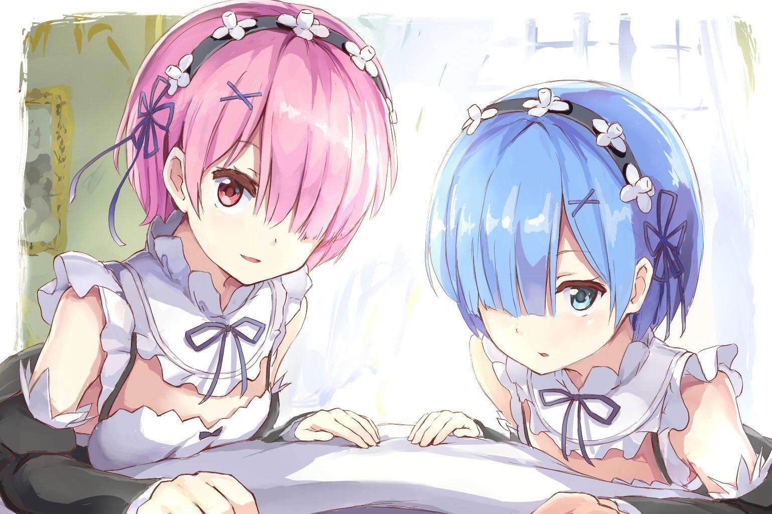 Ram and Rem from Re:Zero HD Wallpaper