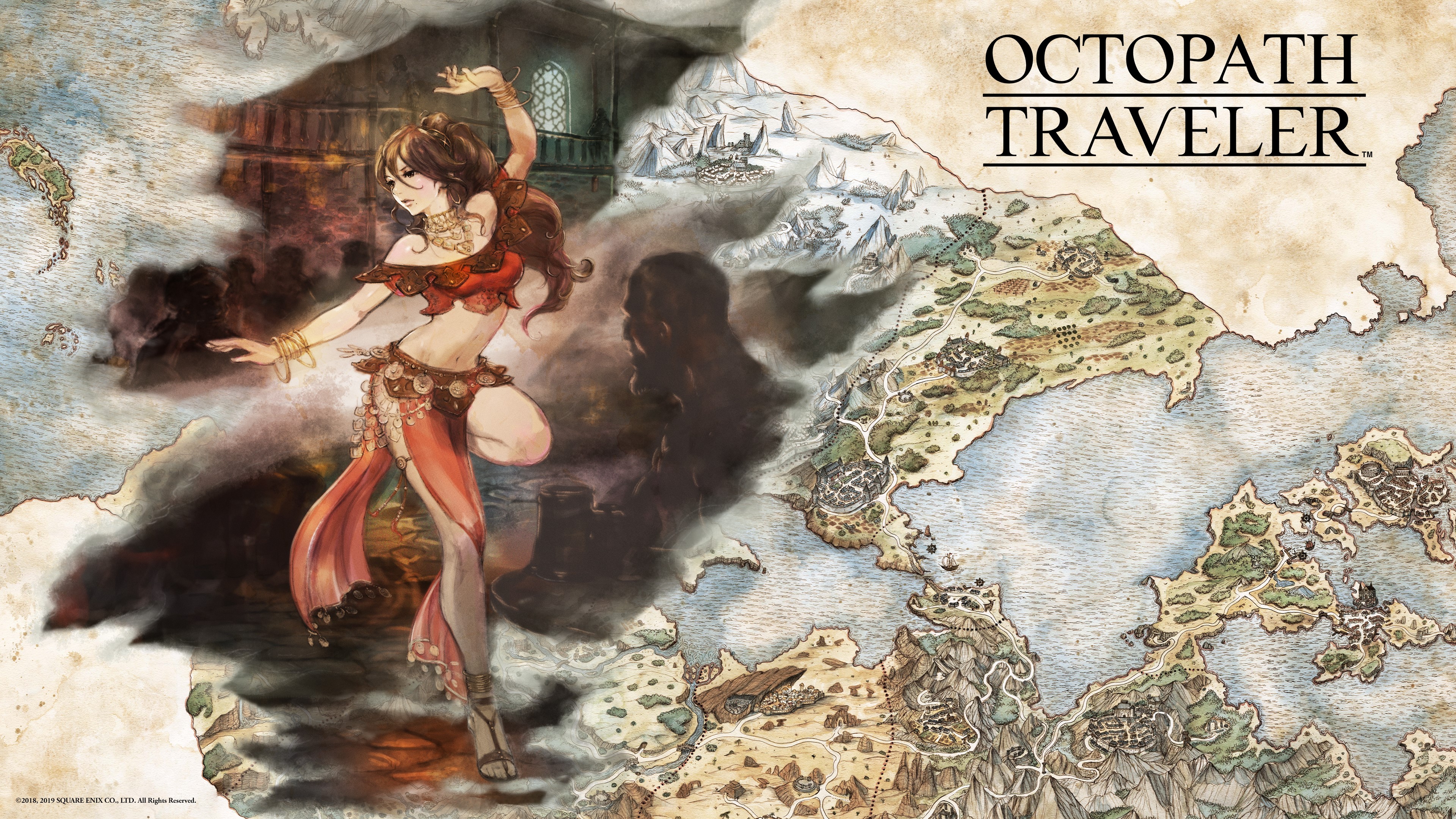 Octopath Traveler Artwork HD Wallpaper