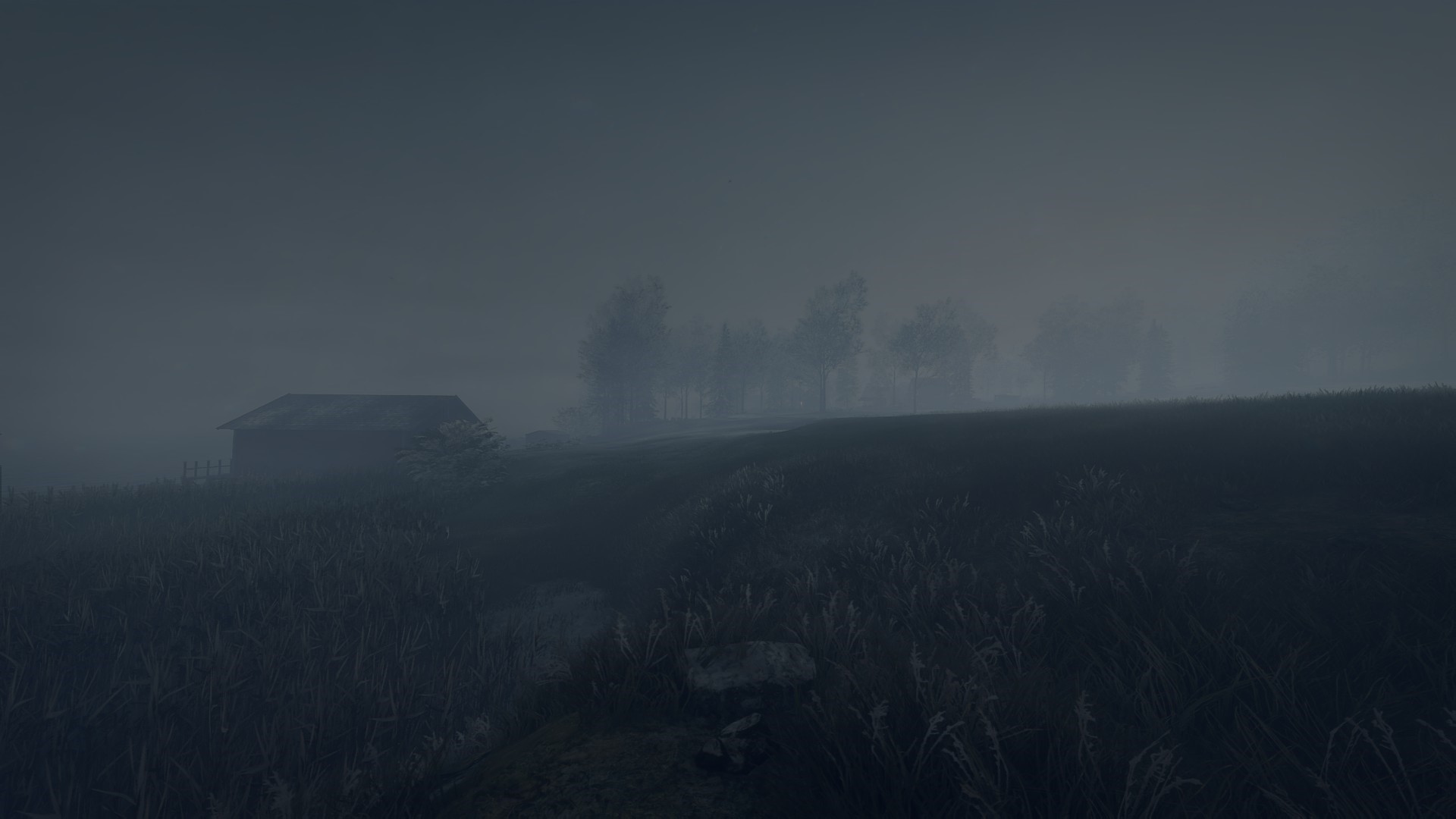 Generation Zero screenshot with trees and fog HD Wallpaper