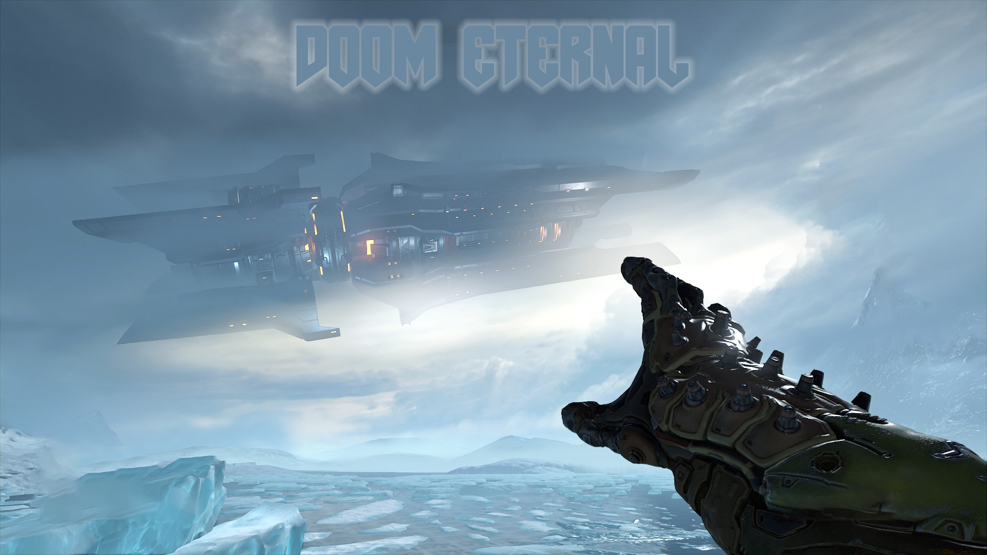DOOM Eternal video game title screen HD Wallpaper