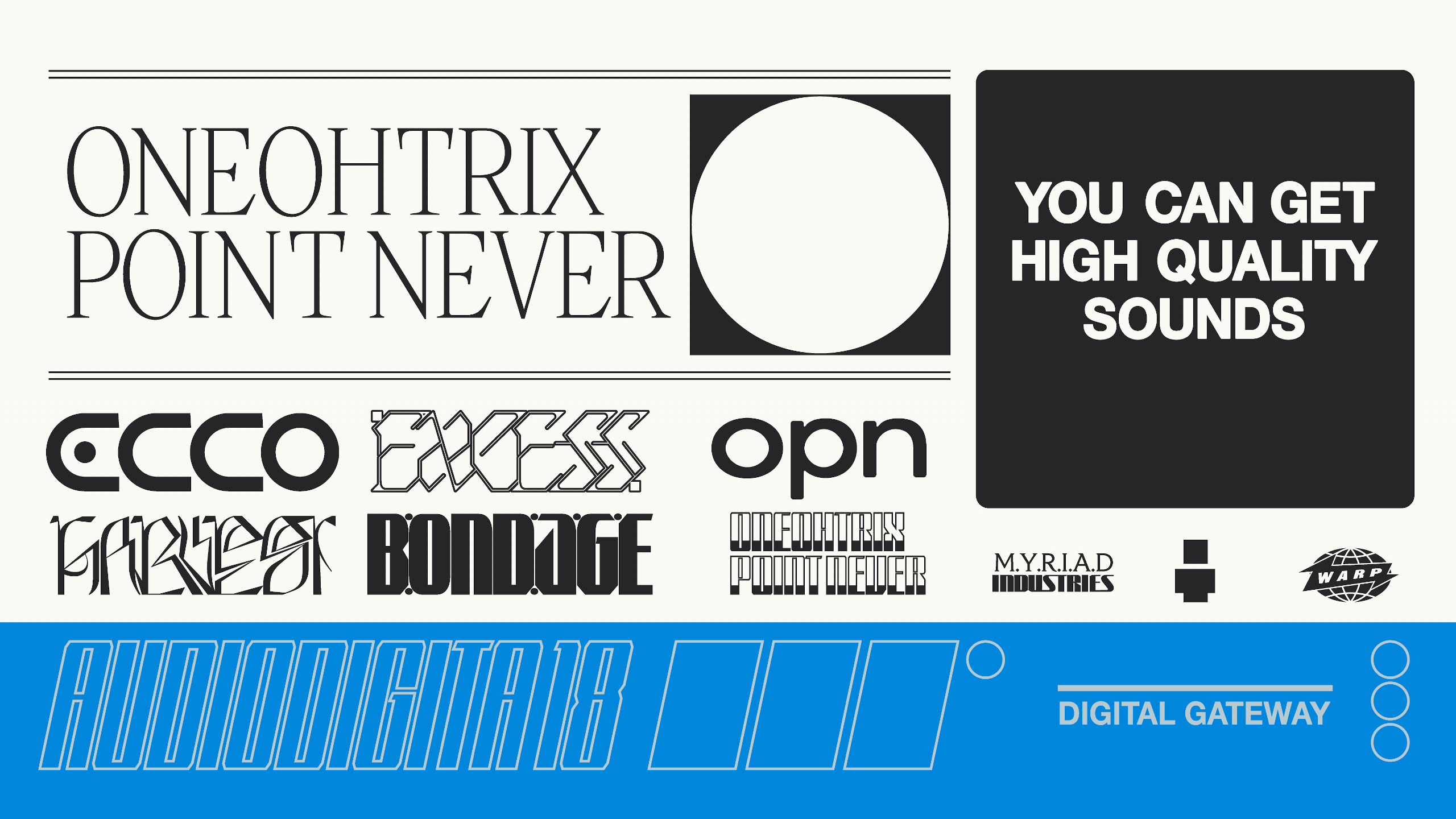 Oneohtrix Point Never digital art typography brands HD Wallpaper