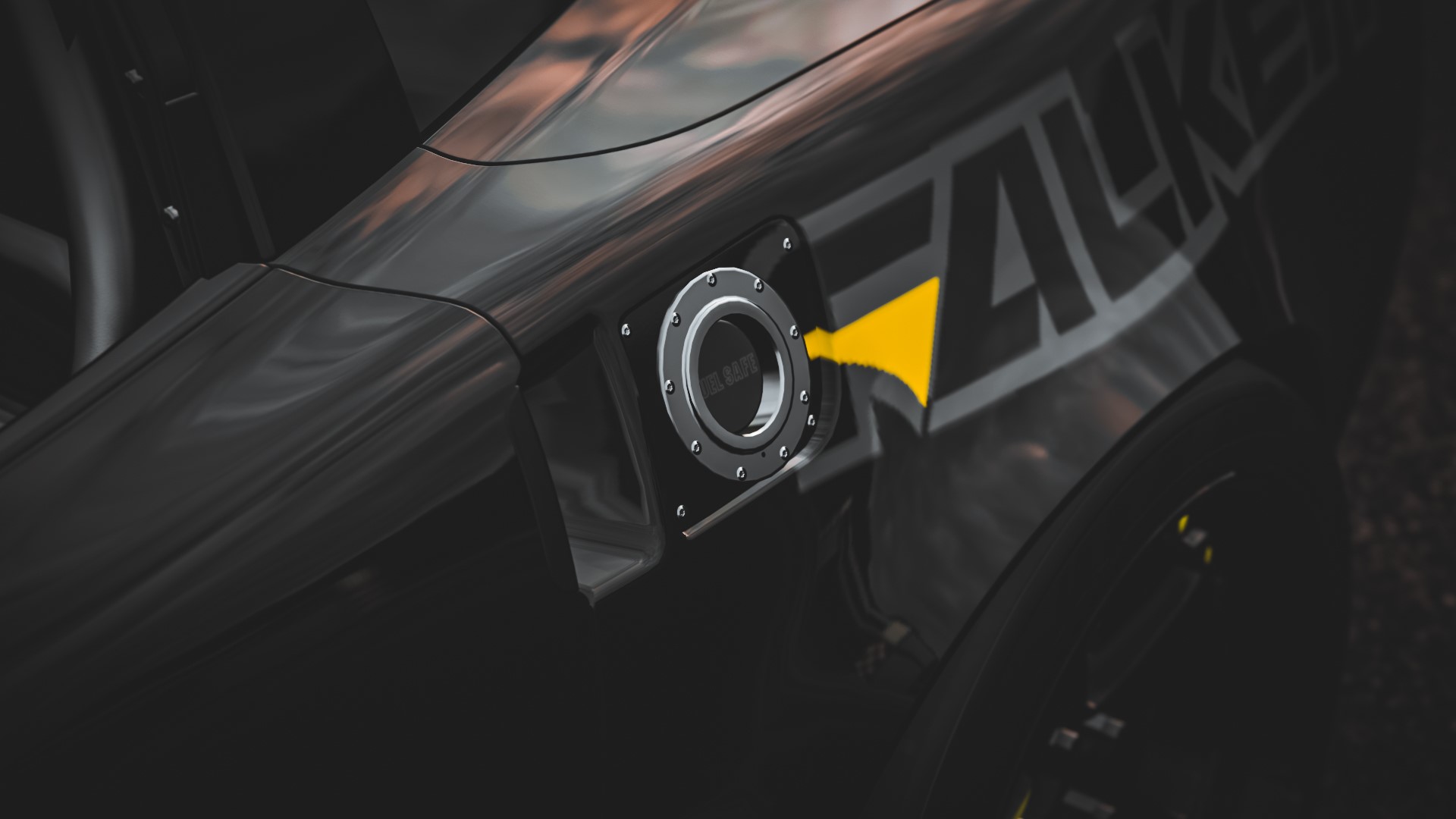 Chevrolet Corvette C6 with Falken livery in Forza Horizon 4 HD Wallpaper