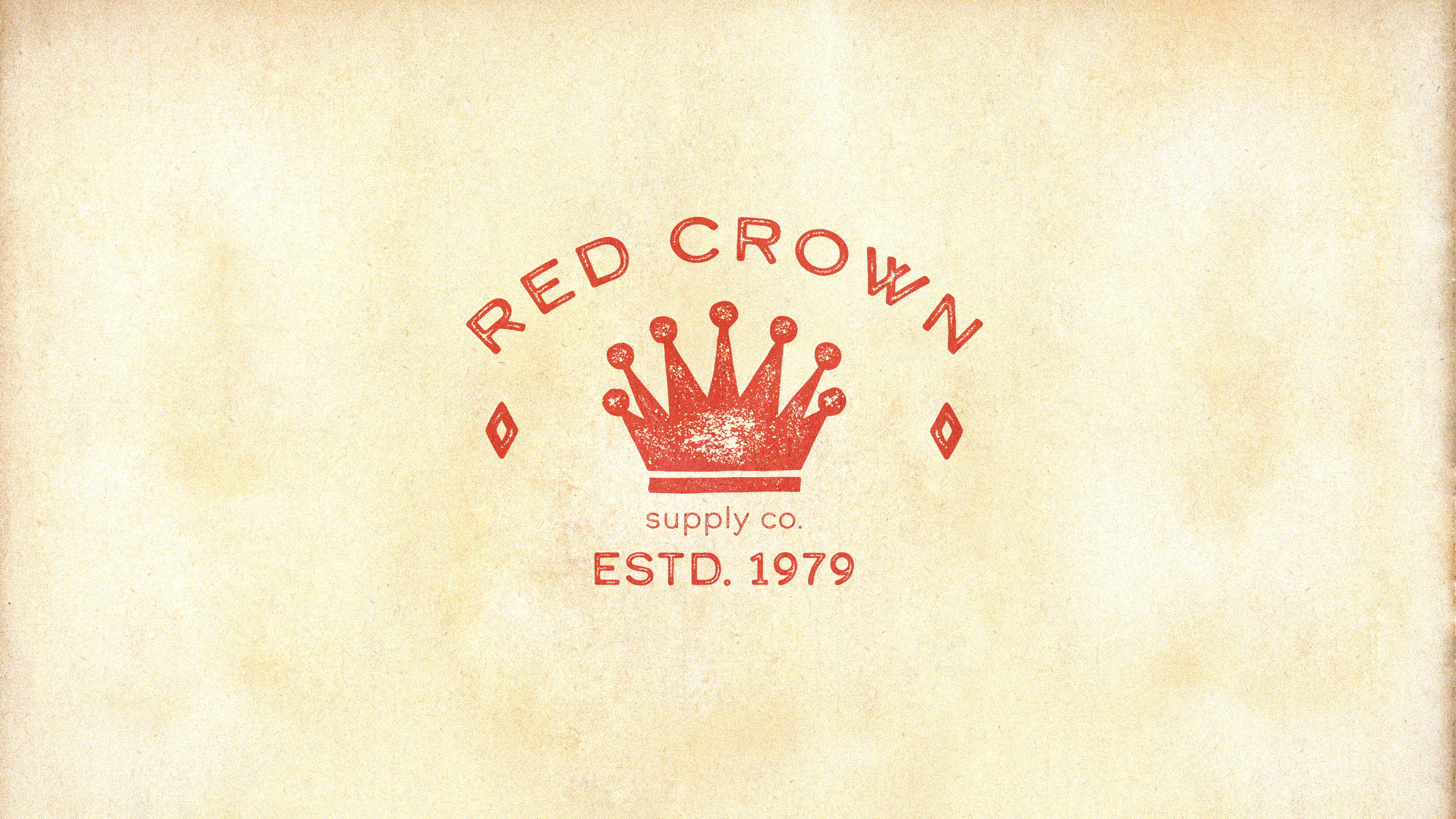 Red Crown Supply Co. Est. 1979 Logo HD Wallpaper